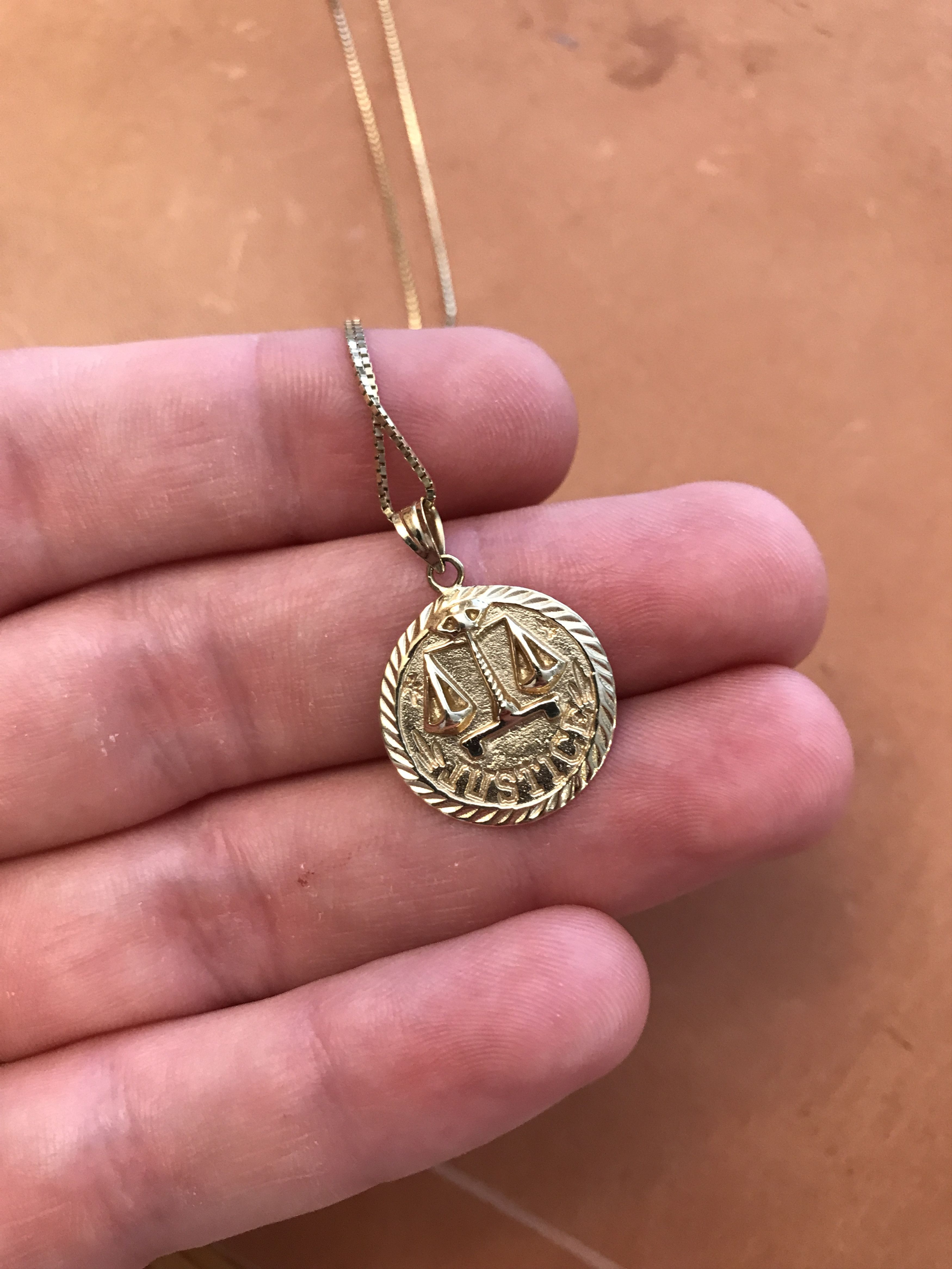 Supreme Supreme Justice Gold Pendant | Grailed