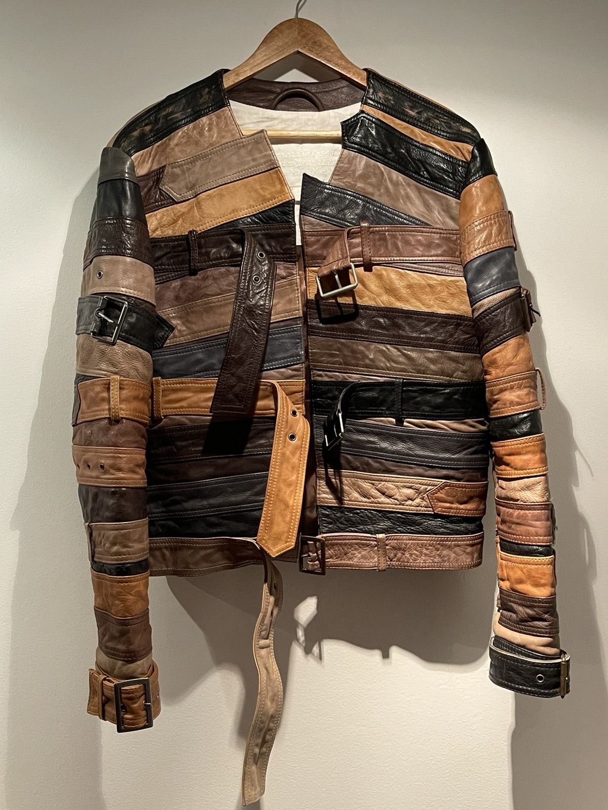 Maison Margiela Artisanal Belt Jacket Grailed