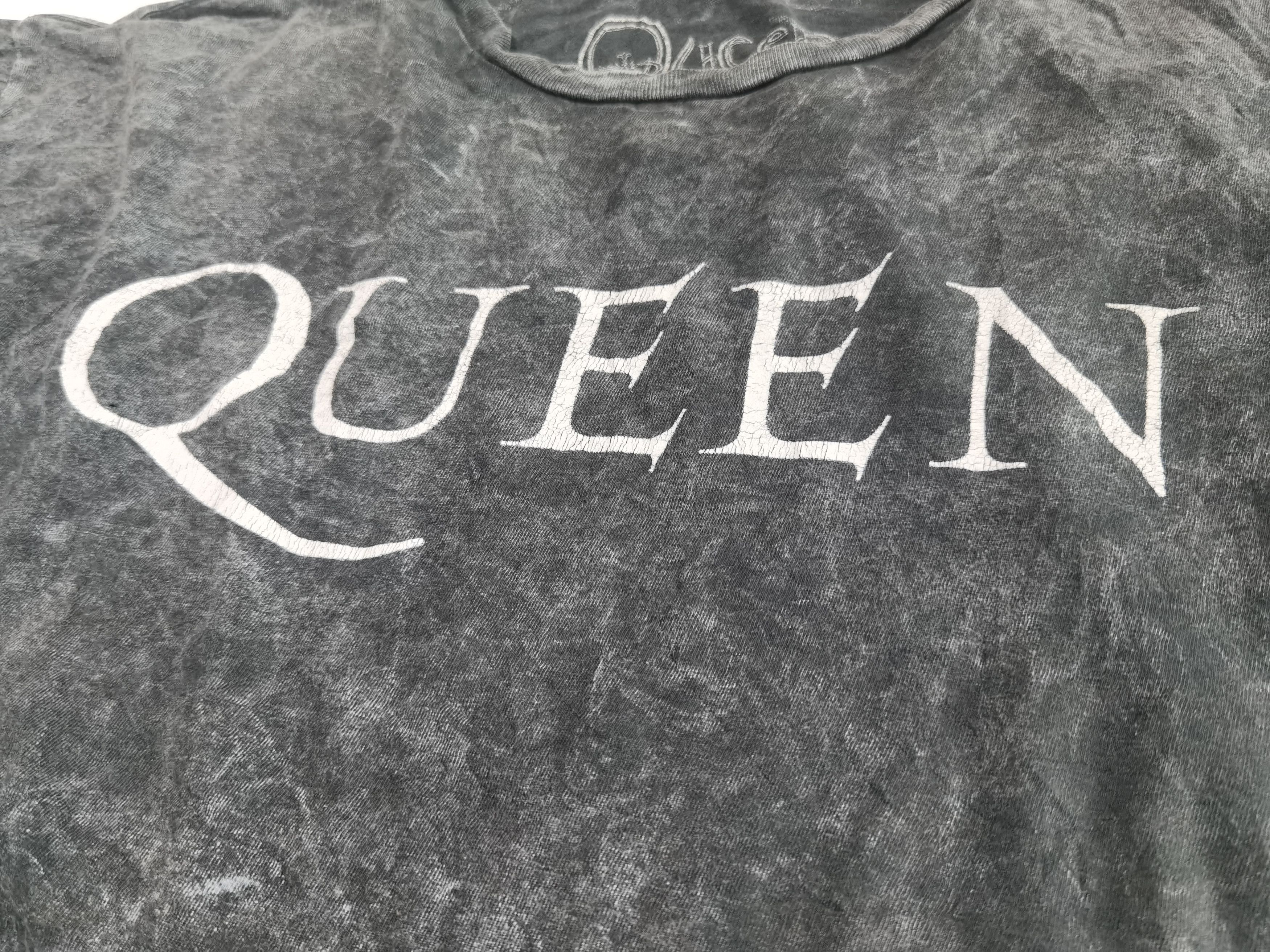 Band Tees Queen Acid Wash T shirt Size US XL / EU 56 / 4 - 3 Thumbnail