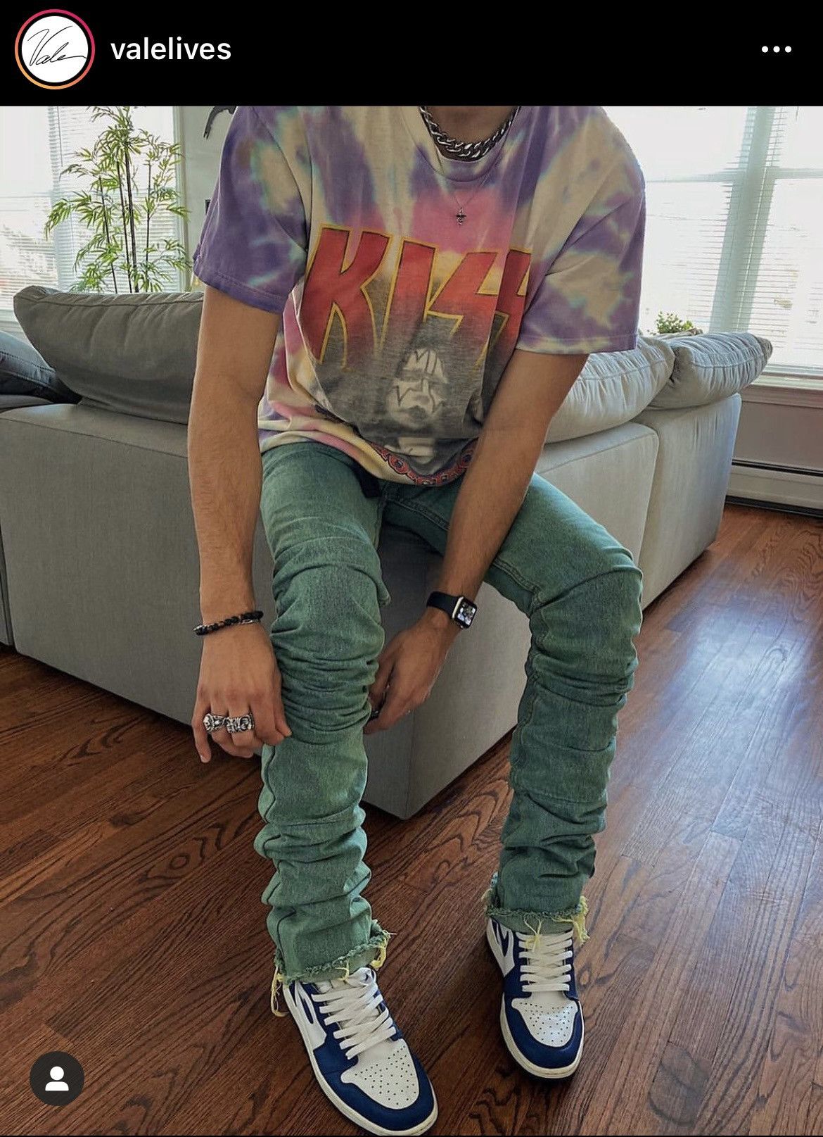 Vale Vale Forever Blue Stacked Denim Size US 32 / EU 48 - 6 Thumbnail