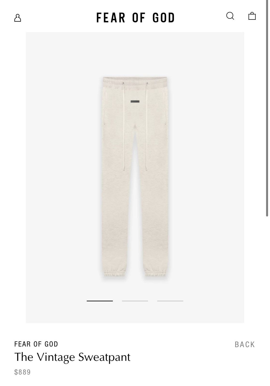 Fear of God Fear of god seventh collection sweatpants Size US 32 / EU 48 - 1 Thumbnail