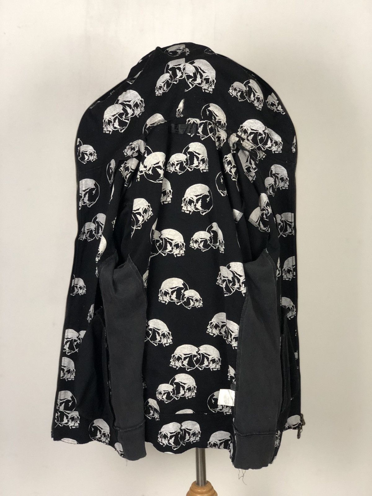 Japanese Brand Luv Maison Full zipper Hoodies skull design