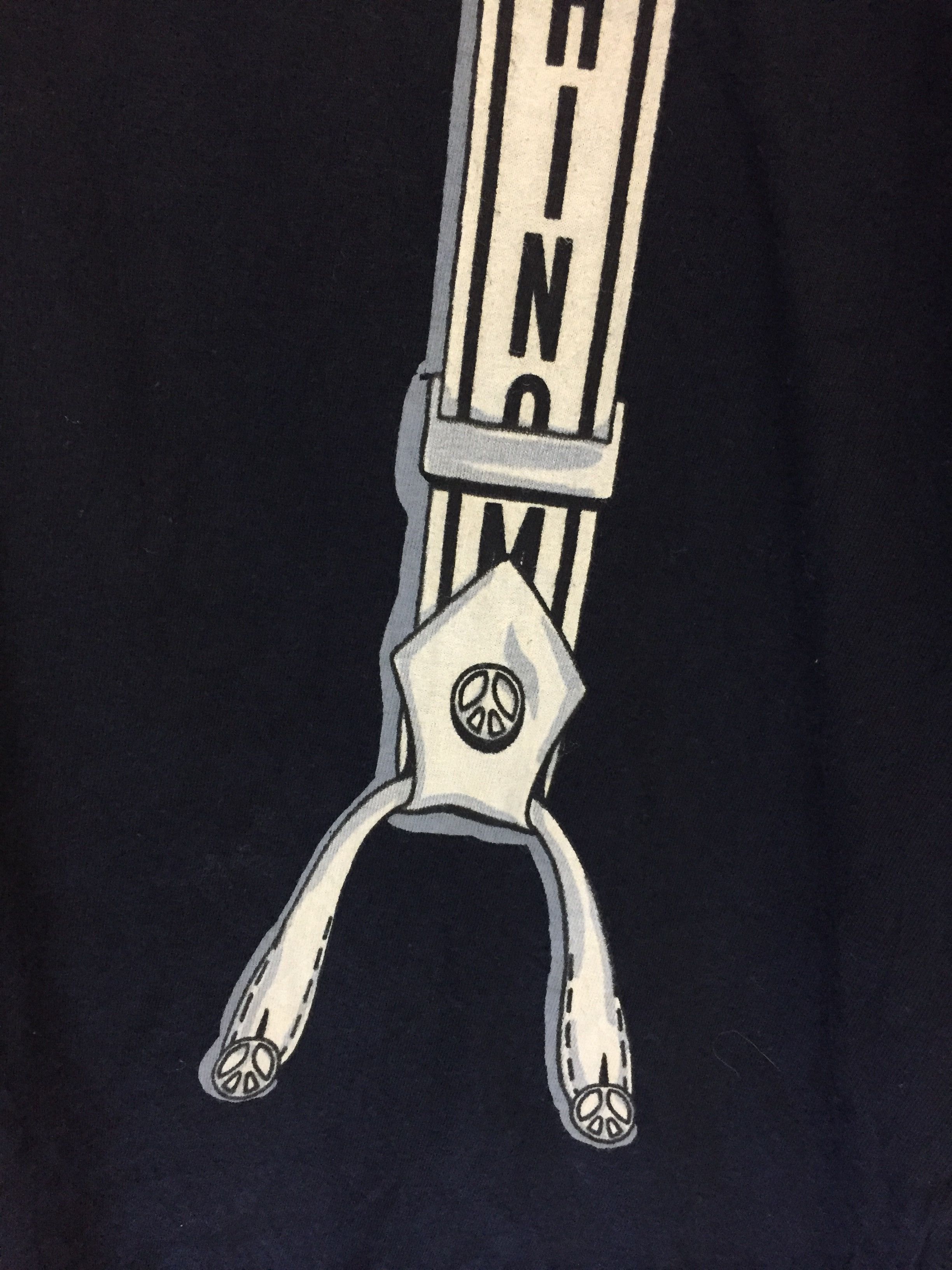 Moschino 90's Moschino braces/Suspenders logo tee Size US L / EU 52-54 / 3 - 9 Thumbnail