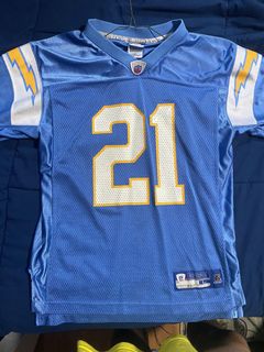 REEBOK Los Angeles Chargers NFL LaDainian Tomlinson #21 Blue Jersey Boy's  Size L