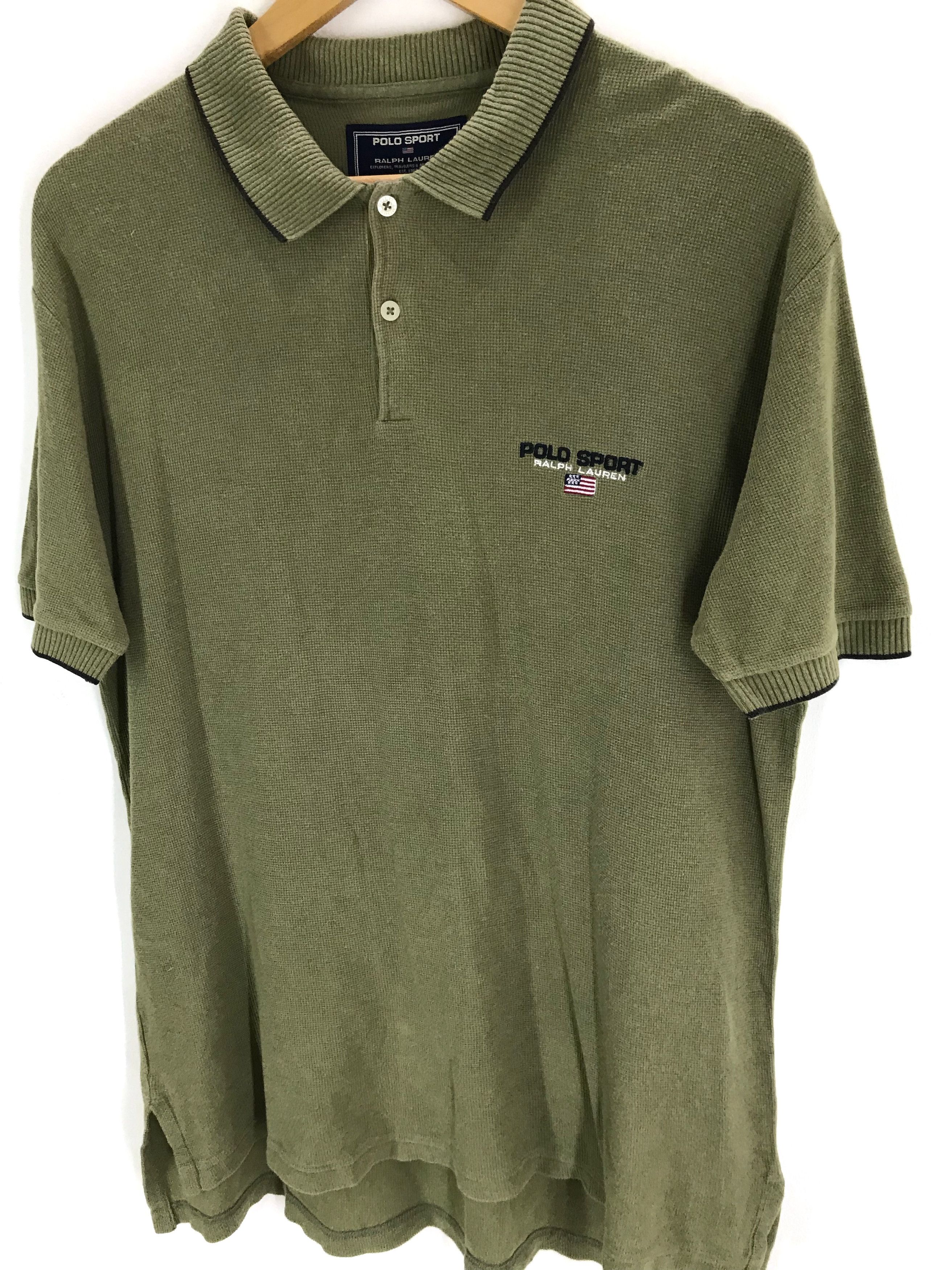 Polo Ralph Lauren Vintage Polo Sport Ralph Lauren Shirt Size US M / EU 48-50 / 2 - 2 Thumbnail