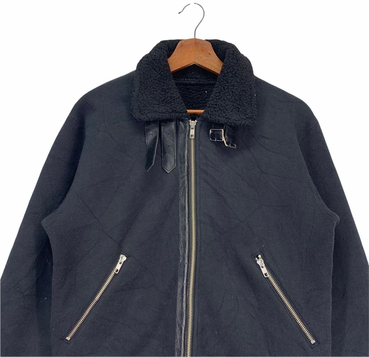 Designer × Japanese Brand × Vintage Vintage Black Jacket Rescue Squad Size US M / EU 48-50 / 2 - 3 Thumbnail