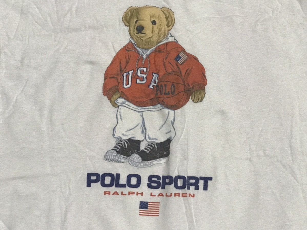 Vintage Polo Bear By Polo Sportsman Lolife M Size Tees