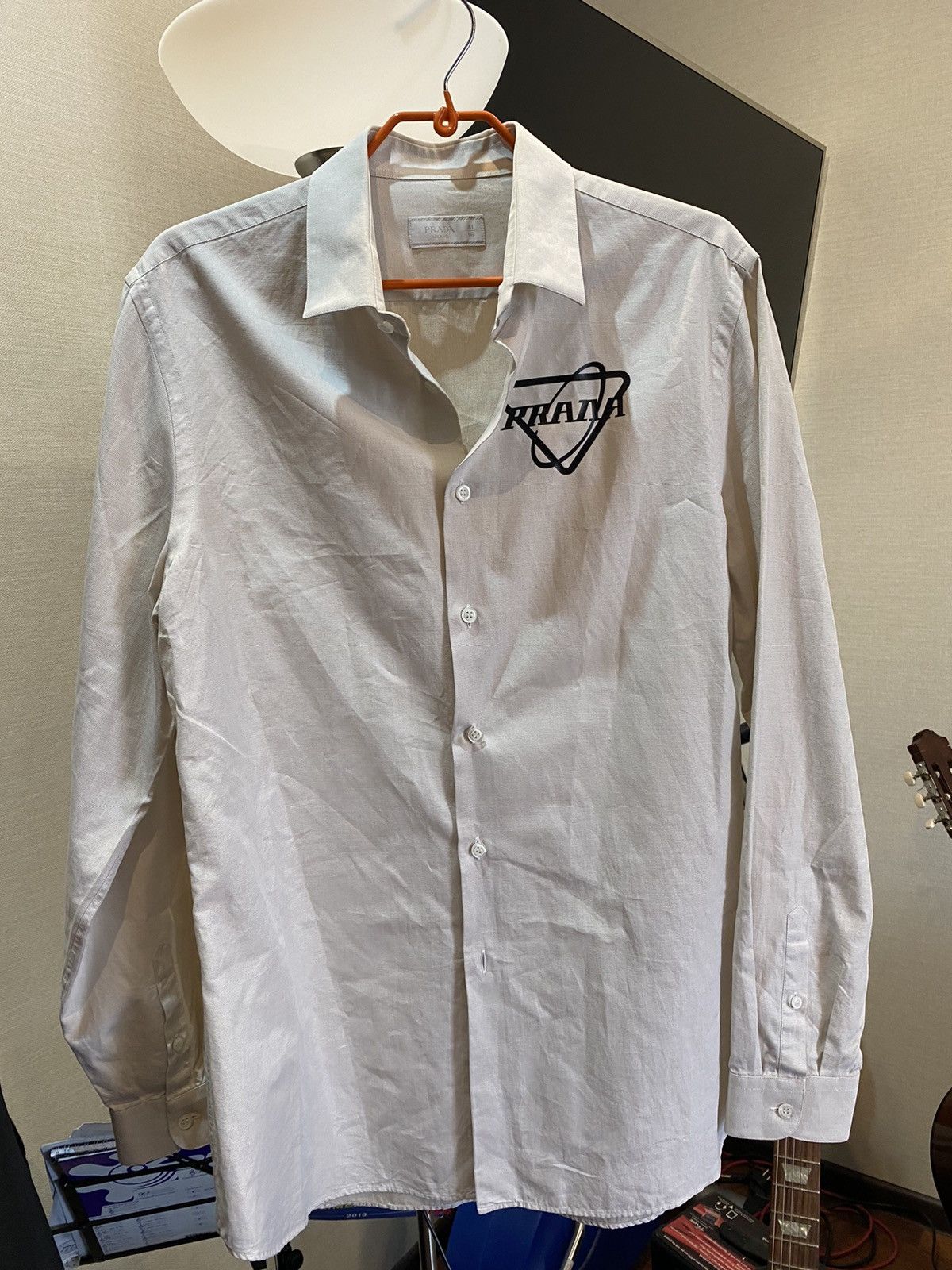 Prada Prada Triangle logo shirt Size US L / EU 52-54 / 3 - 1 Thumbnail
