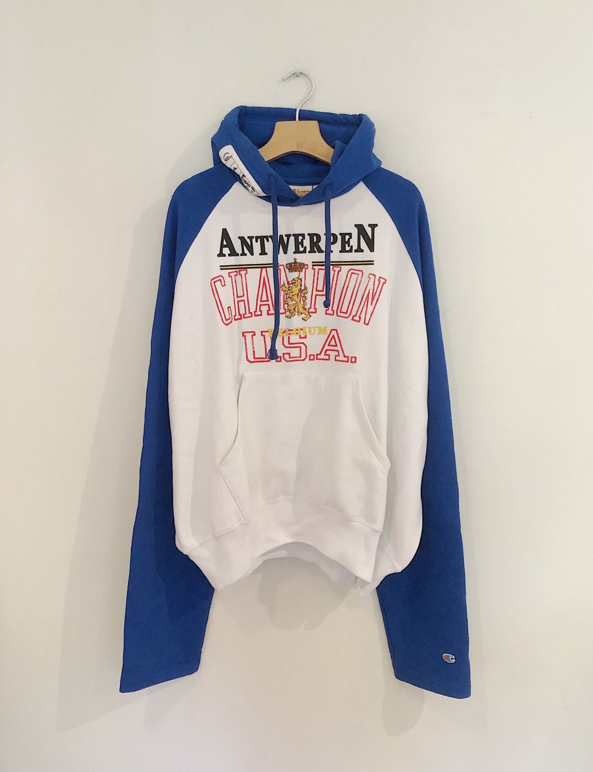 Champion Vetements champion Antwerpen hoodie Grailed