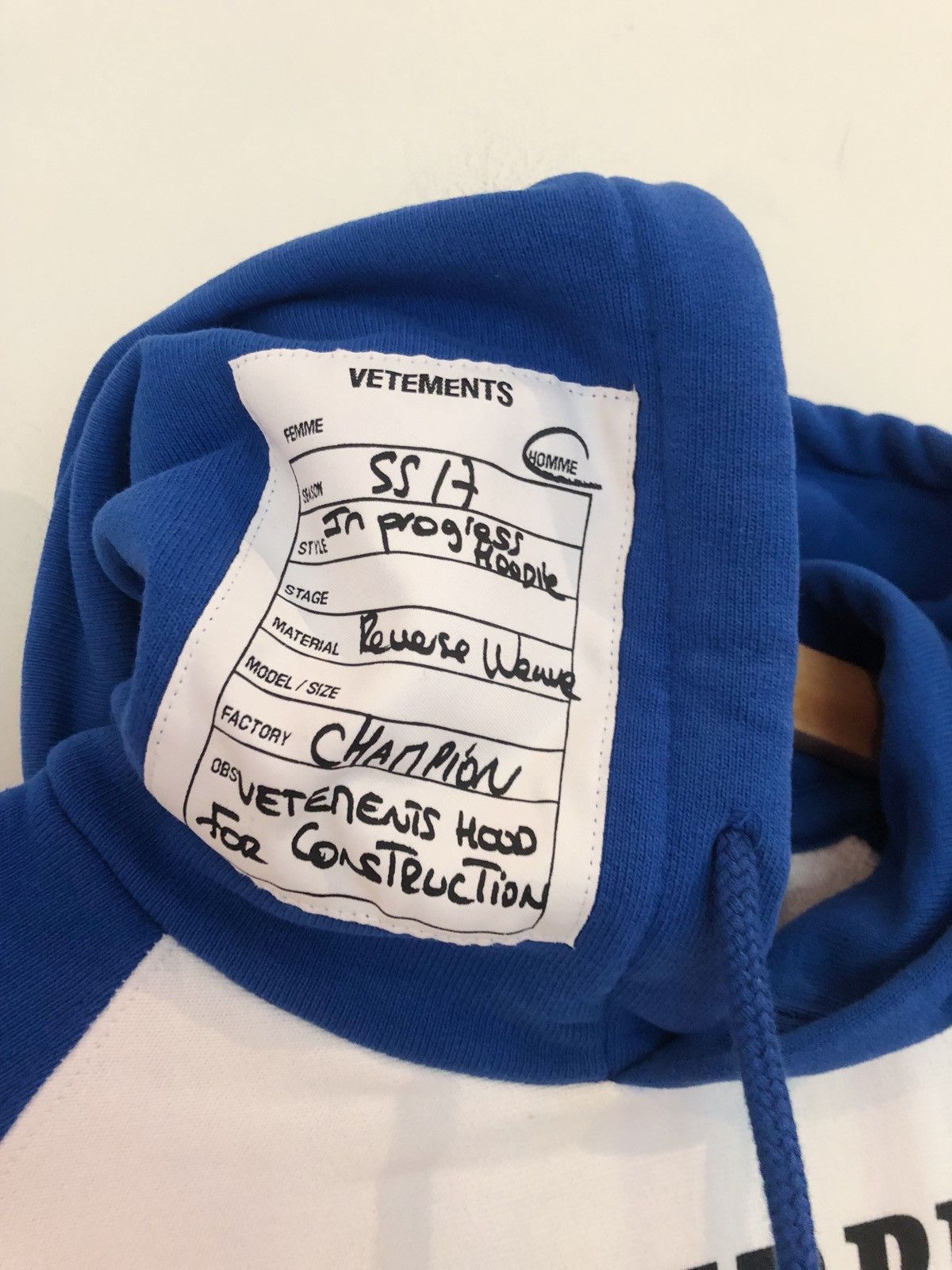 Vedula Vetements Backwards Hoodie Vetements Logo Hoodie Vetements