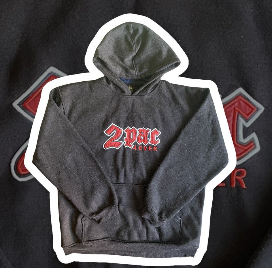 Band Tees 2Pac 4ever hoodie Vintage streetwear rap Size US XXL / EU 58 / 5 - 1 Thumbnail