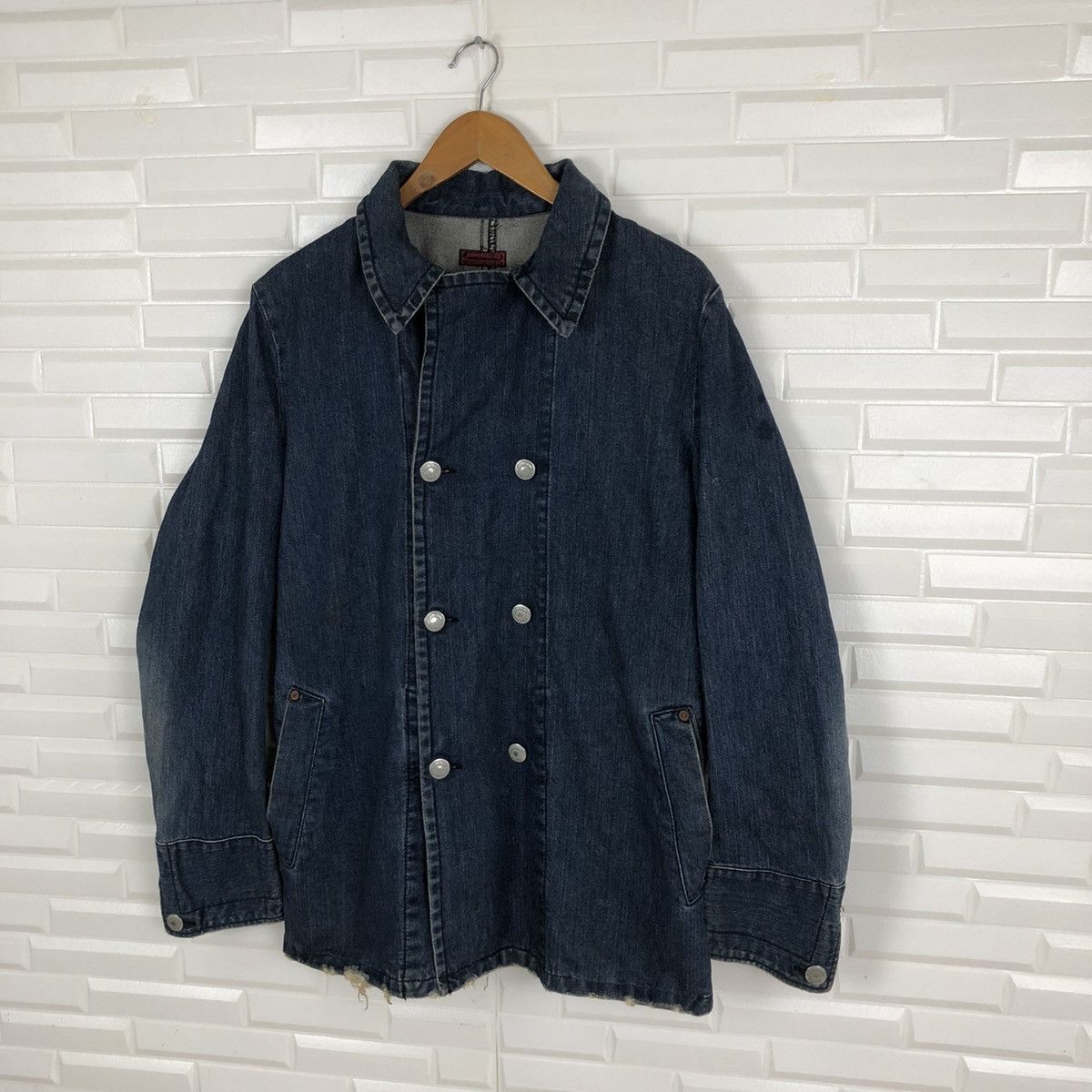 Johnbull × Vintage JOHN BULL UNION MADE DISTREES DENIM VINTAGE JACKET Size US M / EU 48-50 / 2 - 3 Thumbnail