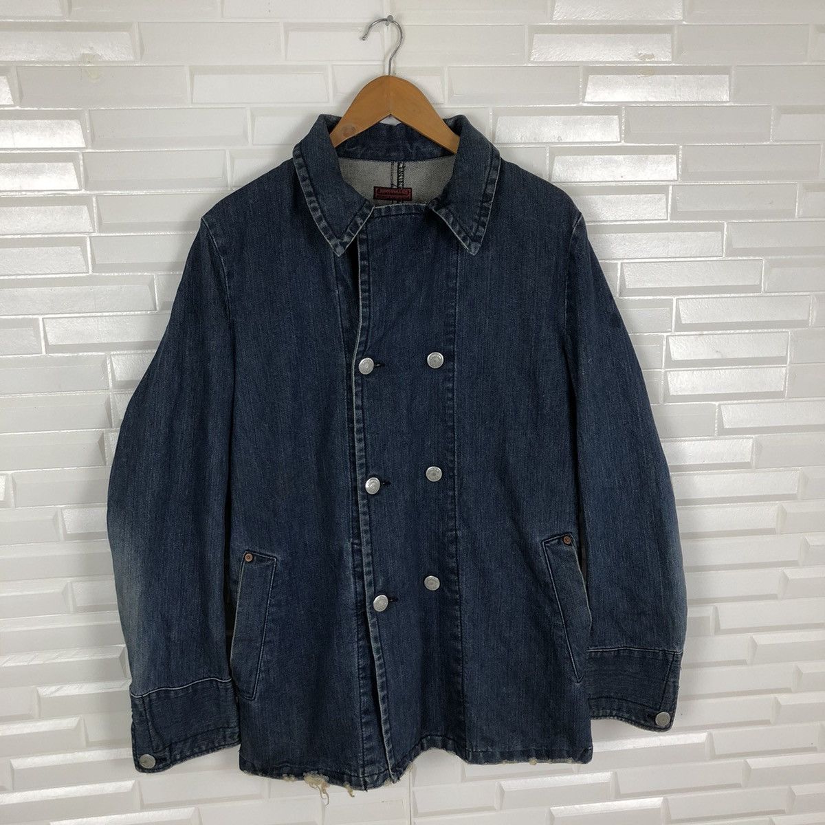 Johnbull × Vintage JOHN BULL UNION MADE DISTREES DENIM VINTAGE JACKET Size US M / EU 48-50 / 2 - 4 Thumbnail