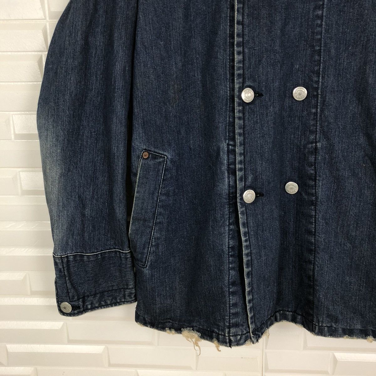 Johnbull × Vintage JOHN BULL UNION MADE DISTREES DENIM VINTAGE JACKET Size US M / EU 48-50 / 2 - 8 Thumbnail