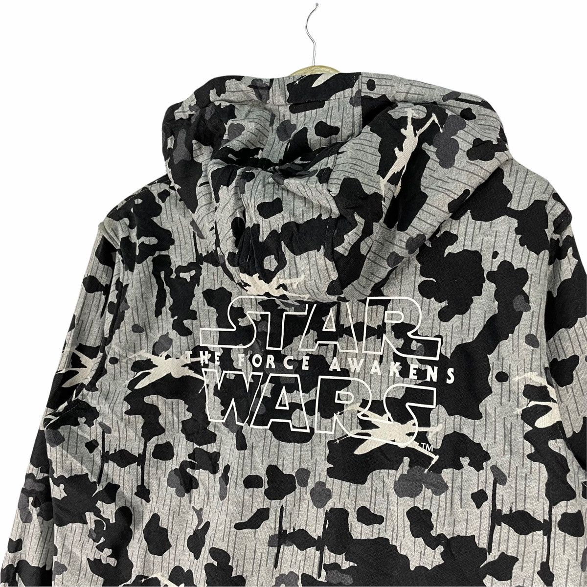 Star Wars 🌟STAR WARS The Force Awakens Hoodie Camo Sherpa Sweatshirt Size US L / EU 52-54 / 3 - 10 Thumbnail