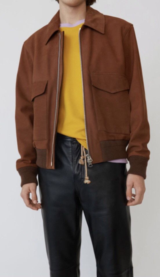 Acne Studios Suede Leather Jacket Size US S / EU 44-46 / 1 - 2 Thumbnail