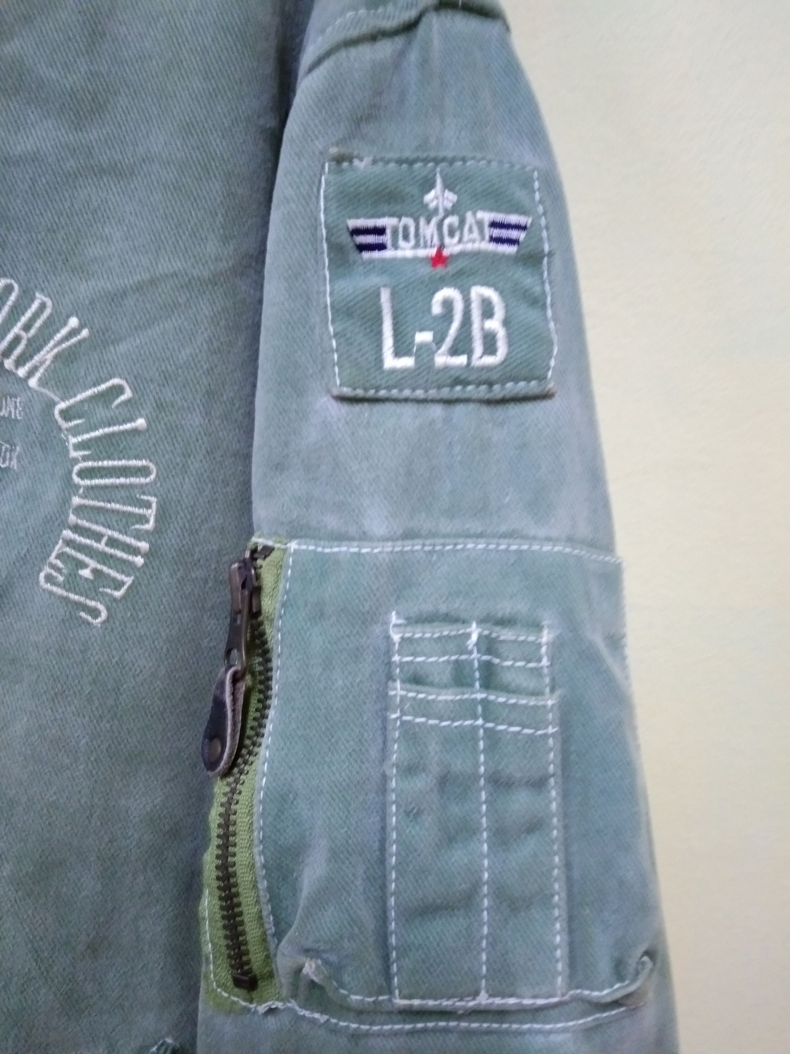 Other Vintage Denim Flight Jacket Size US XL / EU 56 / 4 - 6 Thumbnail