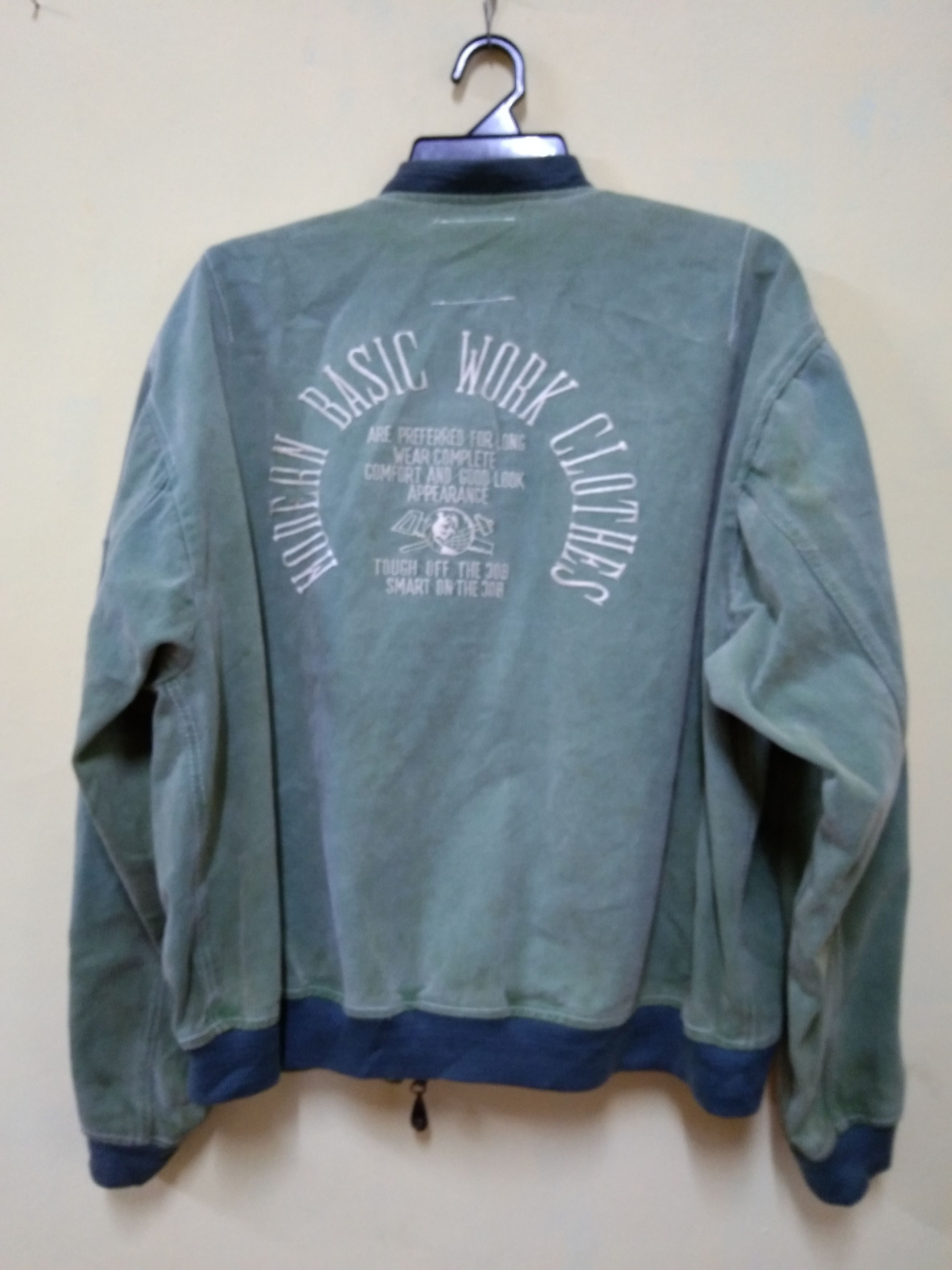 Other Vintage Denim Flight Jacket Size US XL / EU 56 / 4 - 2 Thumbnail