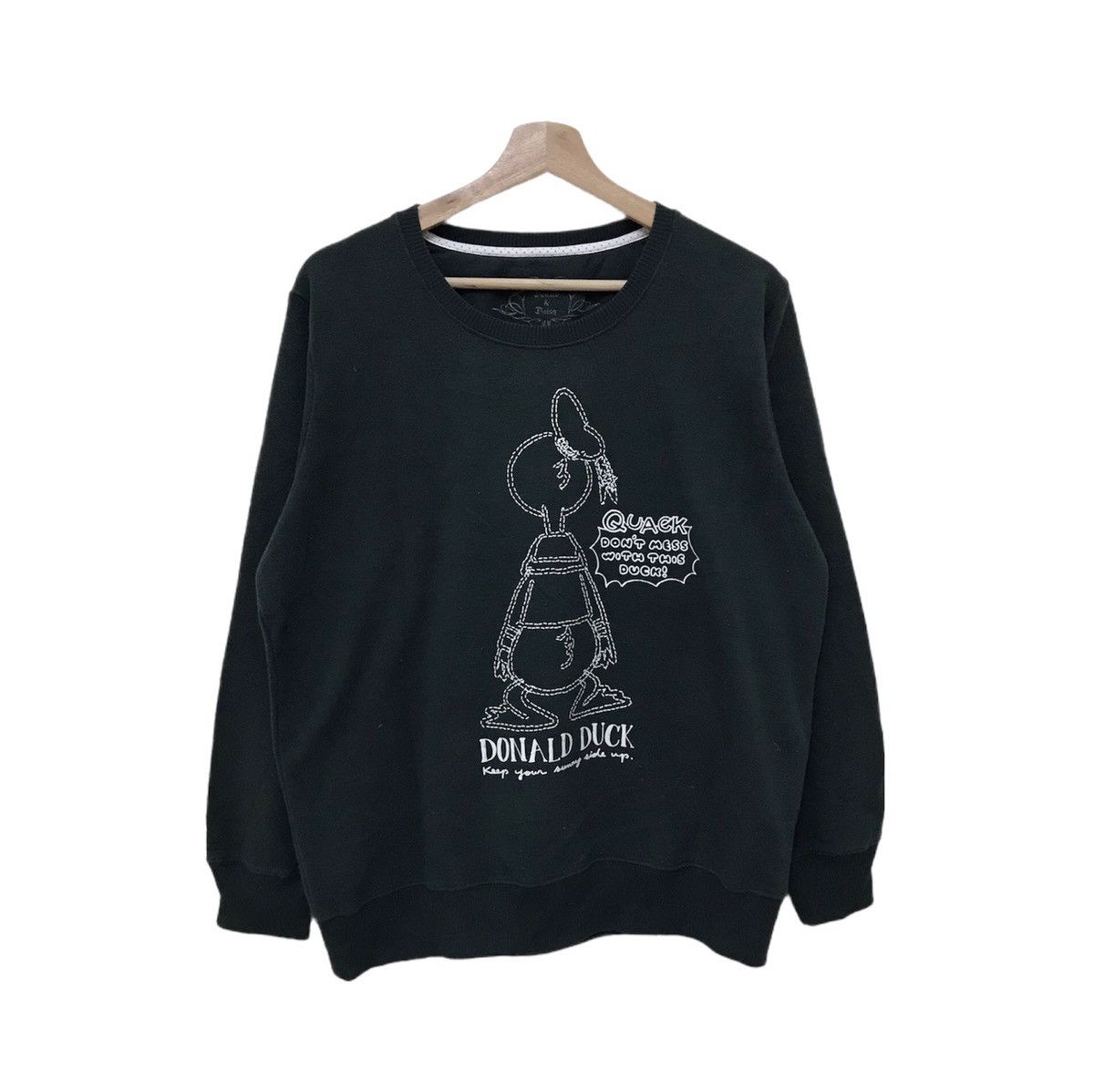Disney Disney Donald Duck Sweatshirt Crewneck Big Print Size US L / EU 52-54 / 3 - 1 Thumbnail