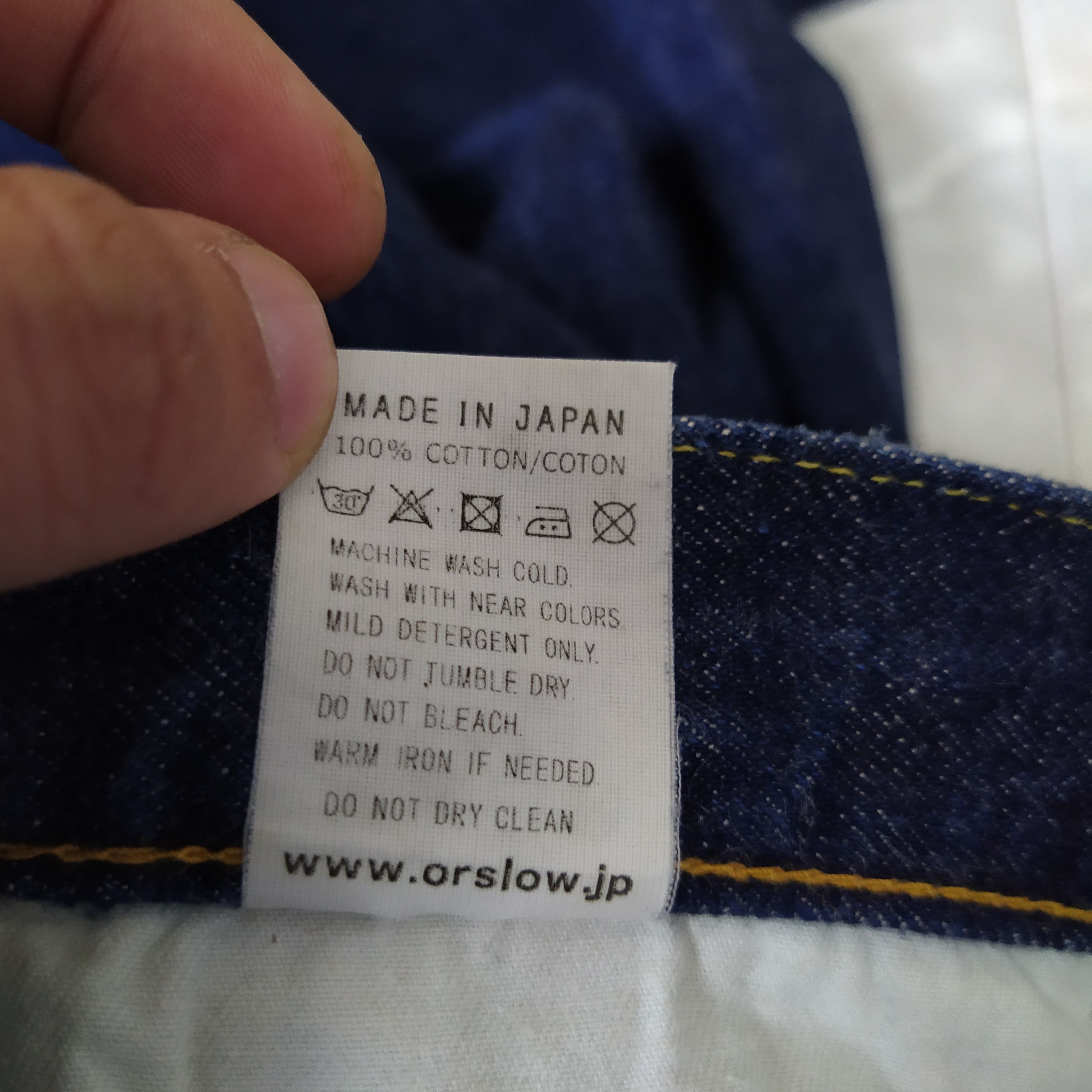 Orslow ORSLOW 1 WASH LOT 107 DENIM SELVEDGE (D39) Size US 29 - 7 Thumbnail