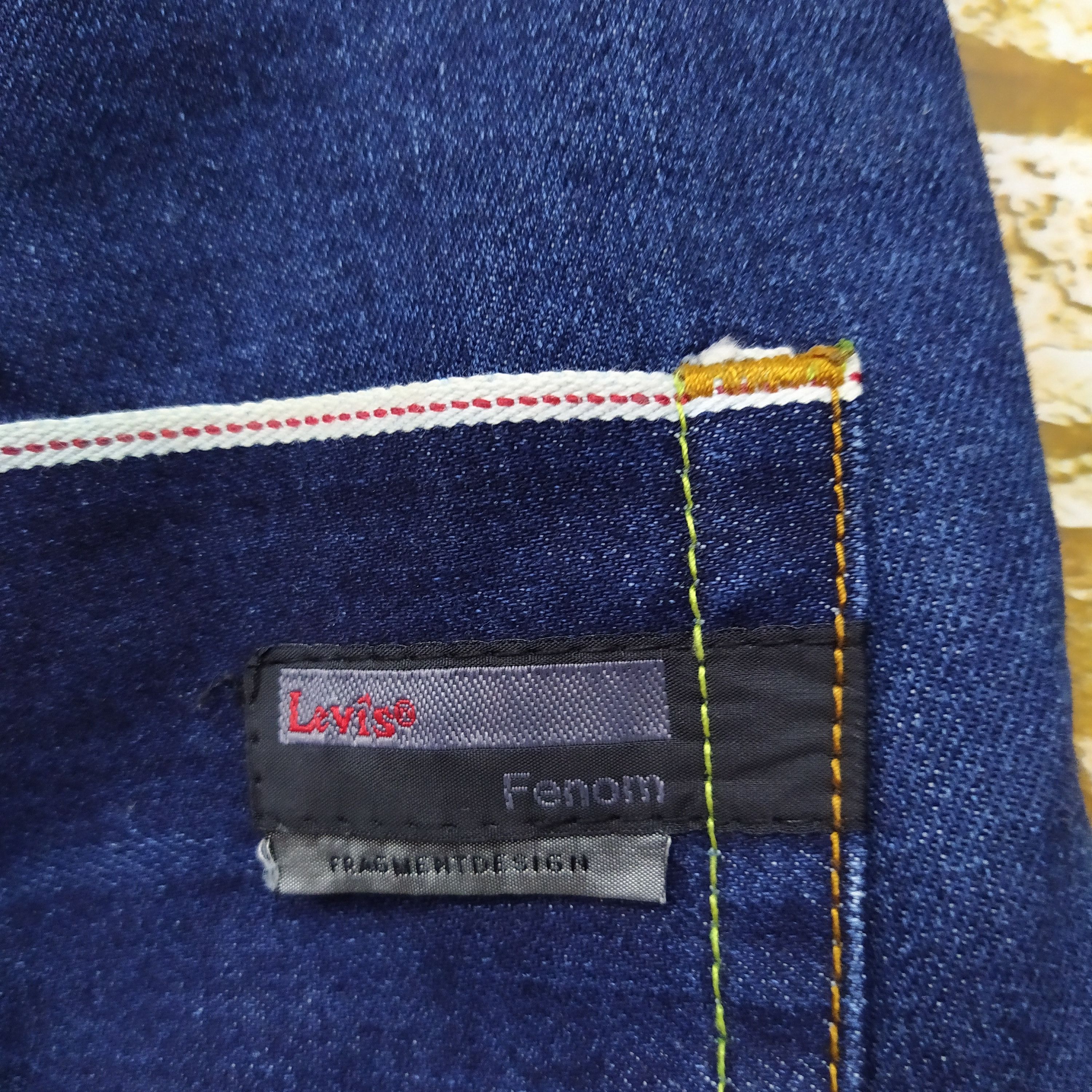 Fragment Design × Hiroshi Fujiwara × Levi's LEVIS FENOM FRAGMENT Hiroshi Fujiwara DENIM SELVEDGE (D38) Size US 29 - 3 Thumbnail