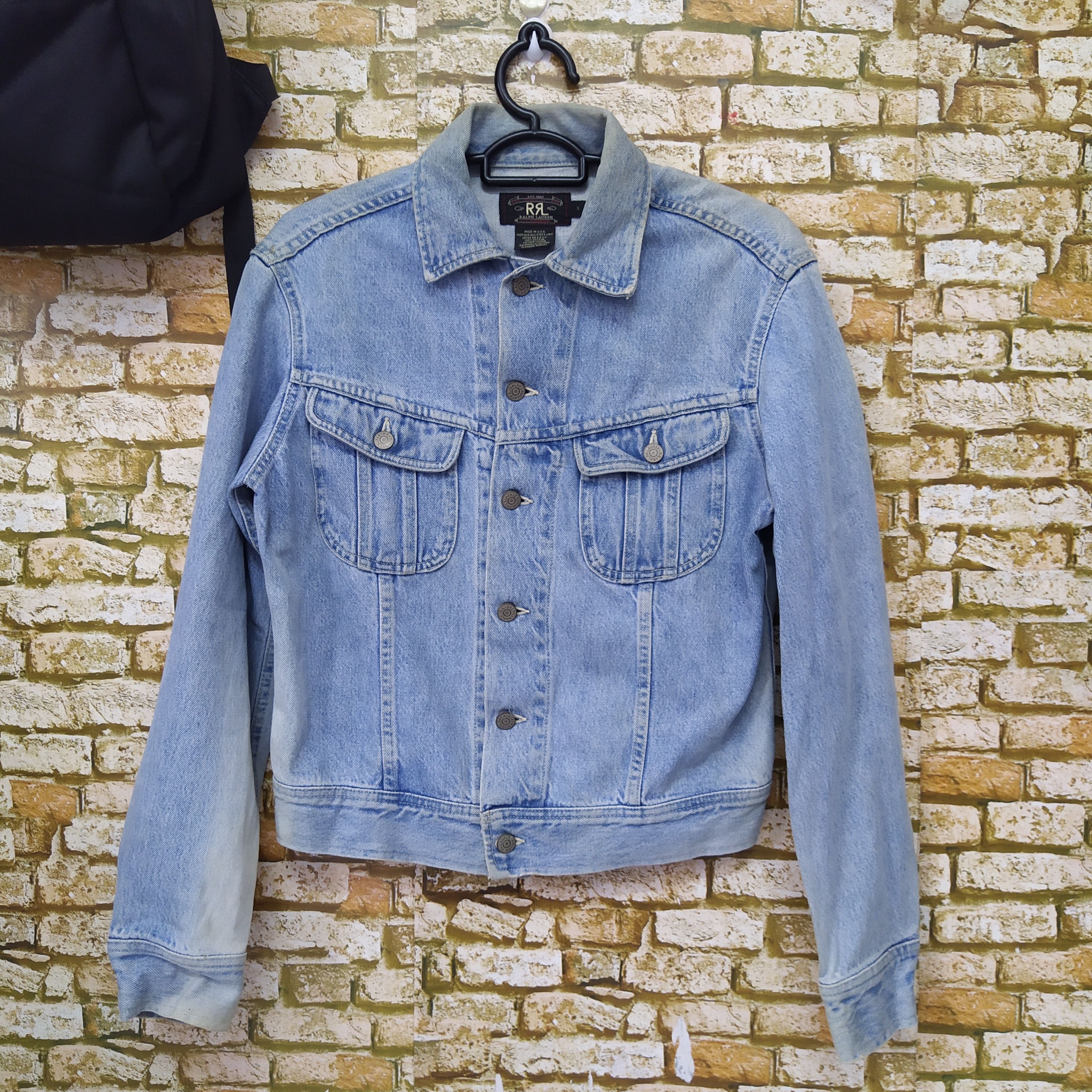 Lee 90s RRL DOUBLE RL RALPH LAUREN x LEE DENIM JACKET (D37) Size US S / EU 44-46 / 1 - 1 Thumbnail