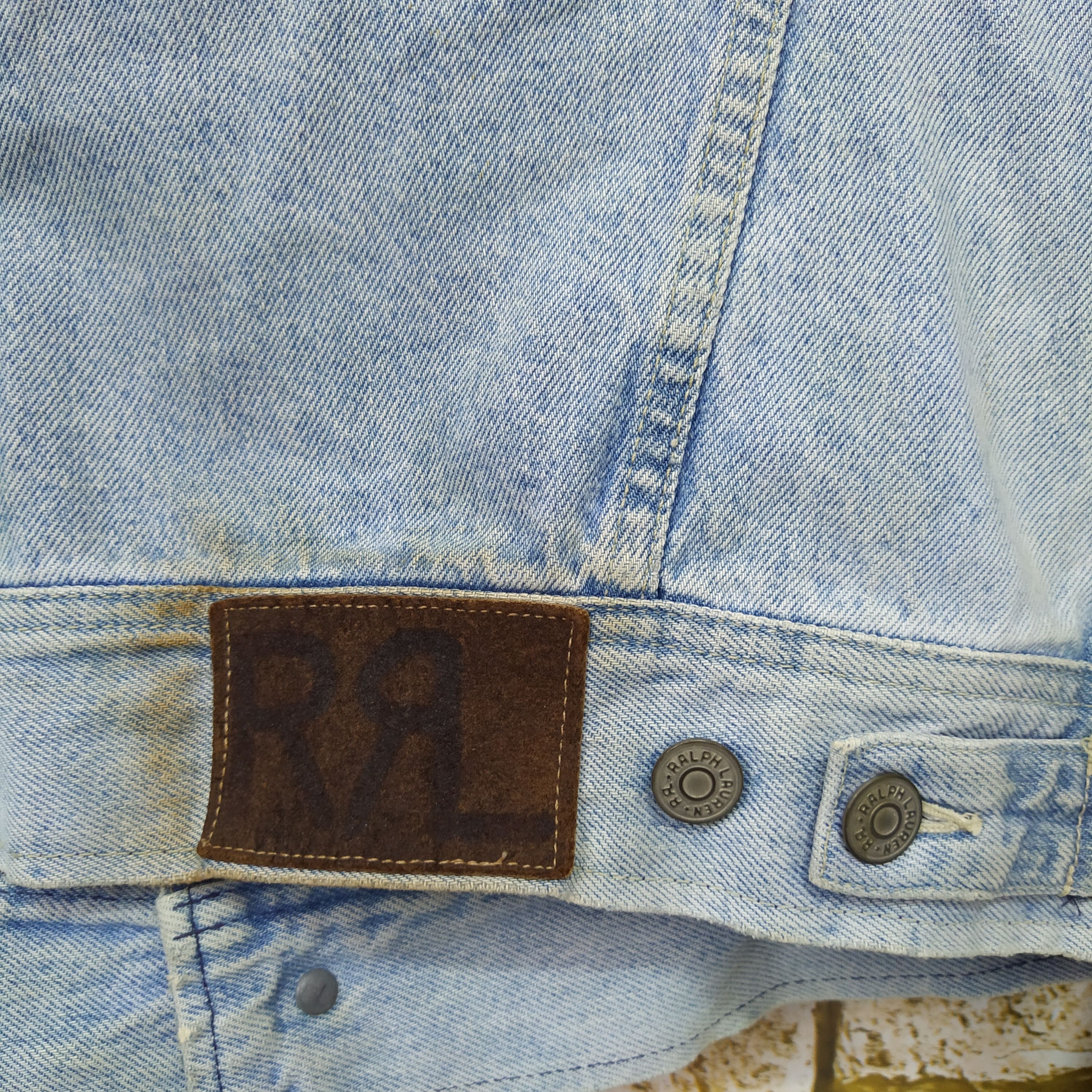 Lee 90s RRL DOUBLE RL RALPH LAUREN x LEE DENIM JACKET (D37) Size US S / EU 44-46 / 1 - 5 Thumbnail