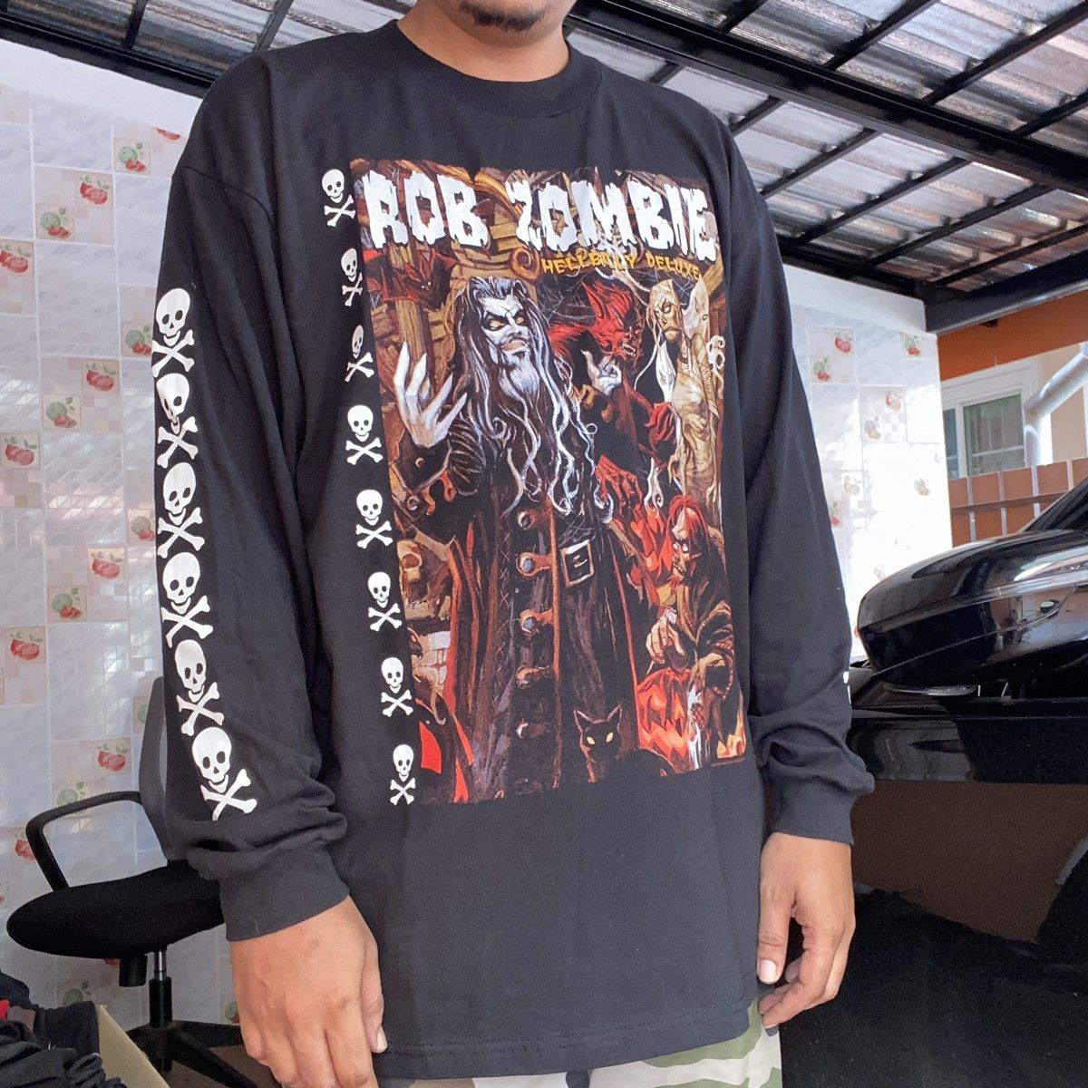 Band Tees × Vintage Vintage 1998 Rob Zombie - Hellbilly Deluxe Size US XL / EU 56 / 4 - 2 Thumbnail