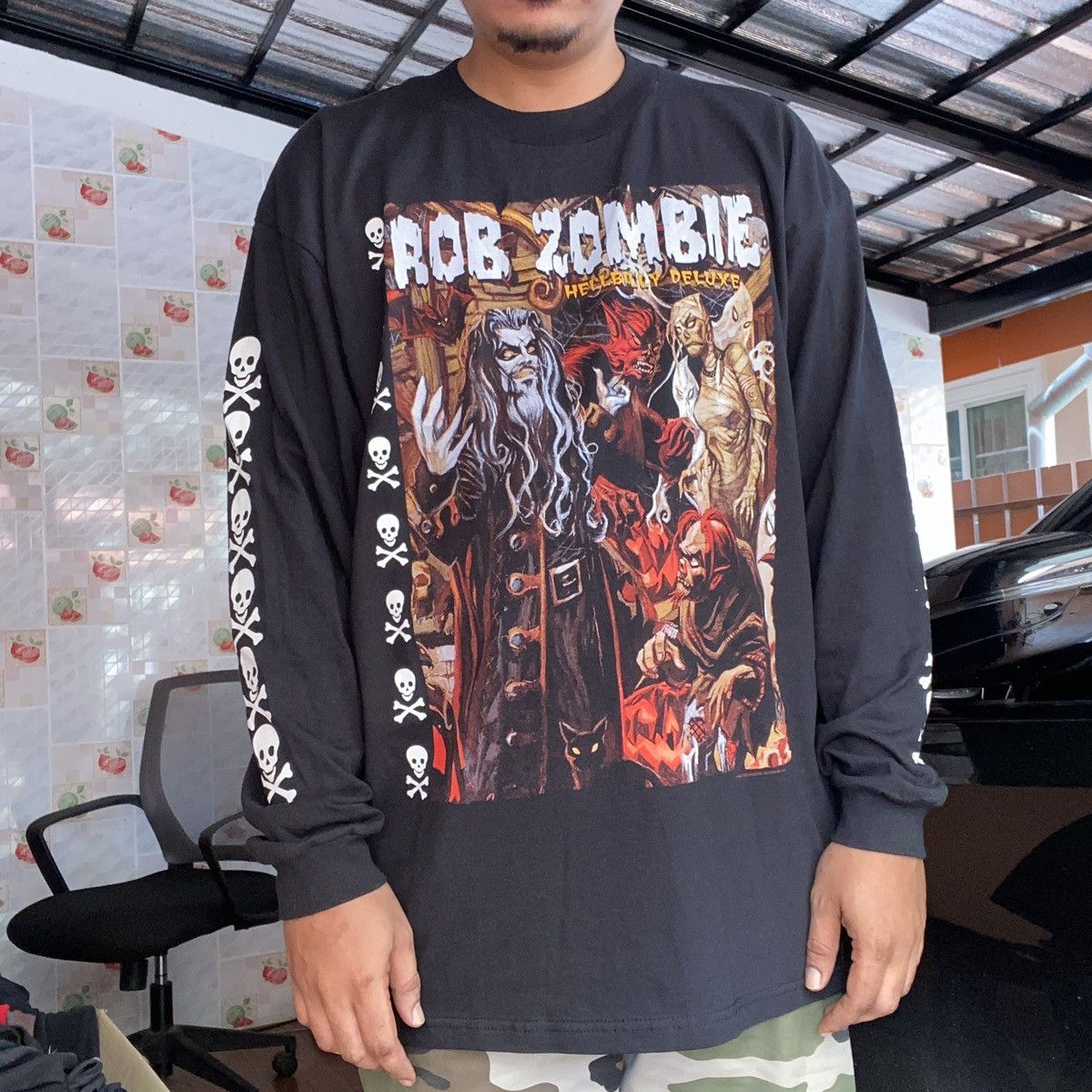 Band Tees × Vintage Vintage 1998 Rob Zombie - Hellbilly Deluxe Size US XL / EU 56 / 4 - 1 Thumbnail