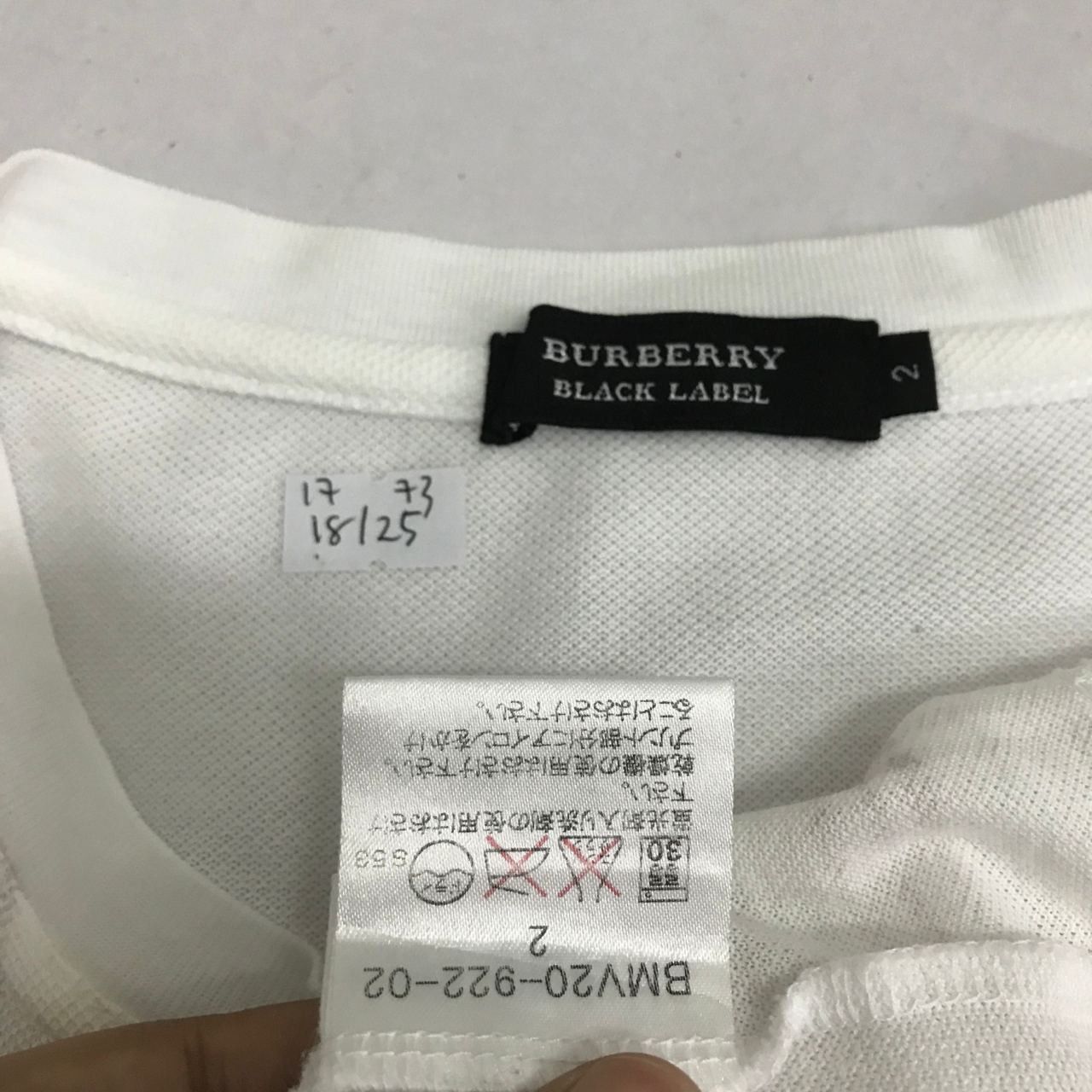Burberry × Japanese Brand 🔥Vtg BURBERRY BLACK LABEL Nova Check Faded Style Tshirt Size US S / EU 44-46 / 1 - 5 Thumbnail