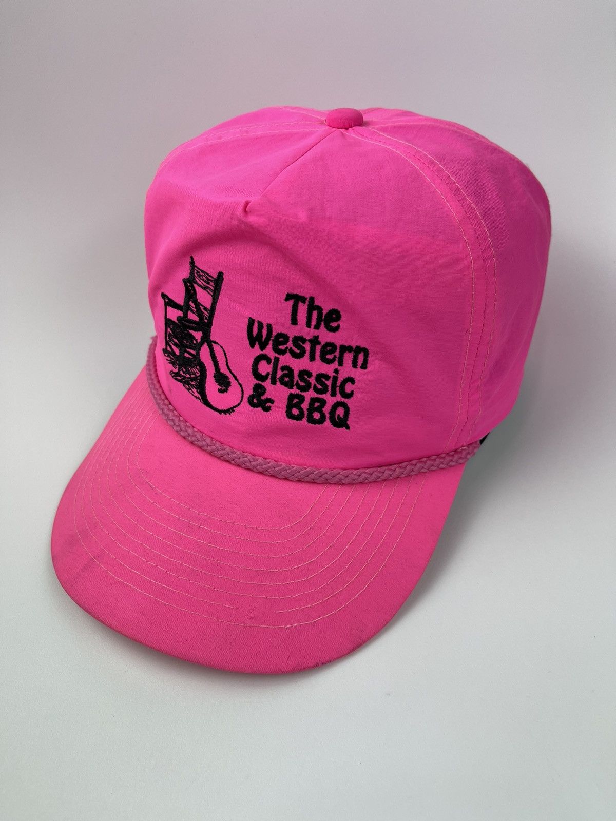 Vintage Rare vintage The Western classic & bbq pink hat Size ONE SIZE - 1 Thumbnail