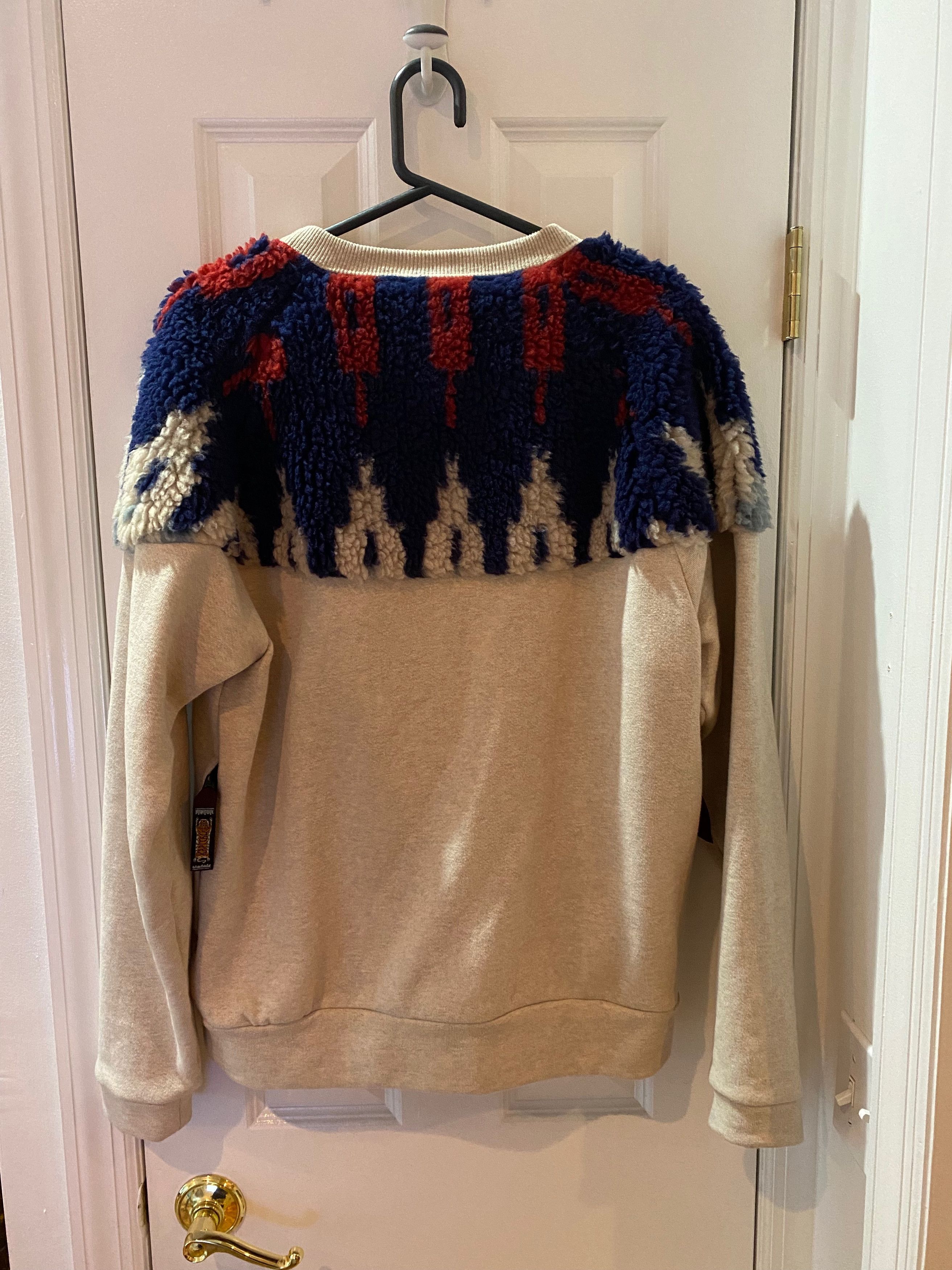 Kapital KAPITAL TOP FLEECE KNIT X BOA FLEECE NORDIC SWEATER Size US L / EU 52-54 / 3 - 2 Thumbnail