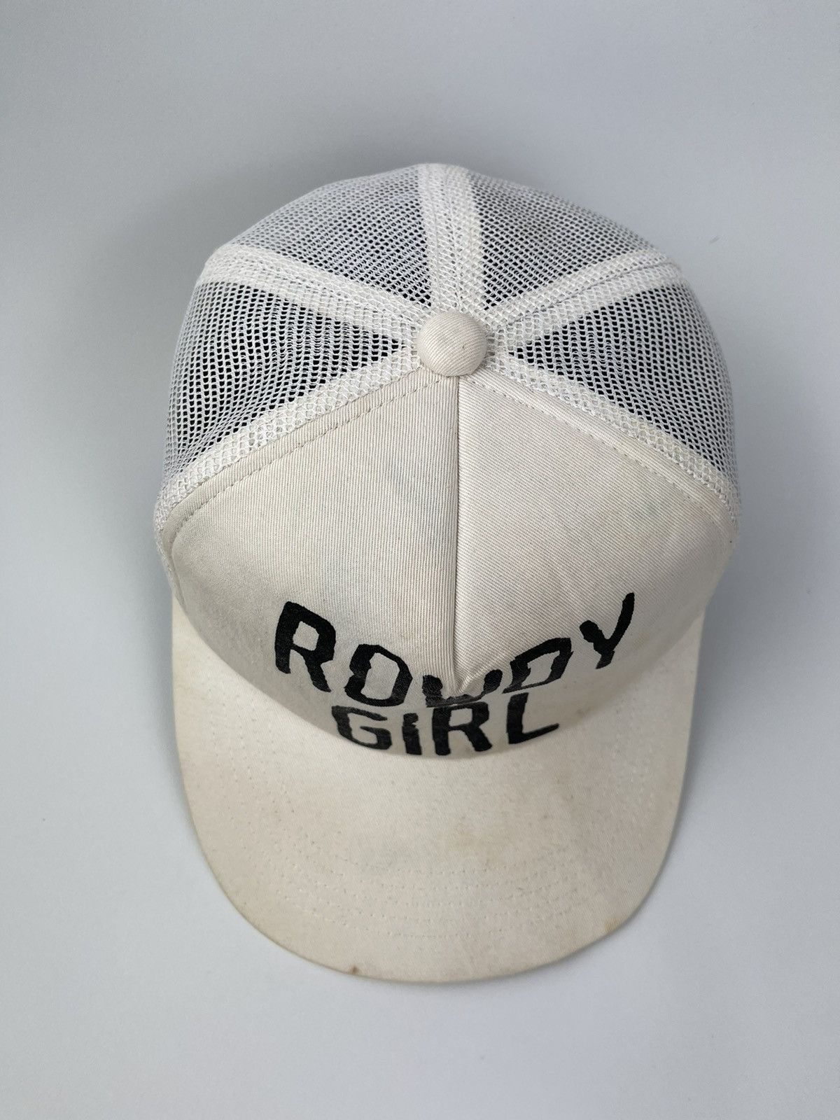Japanese Brand Rowdy Girl Trucker Hat Size ONE SIZE - 6 Thumbnail