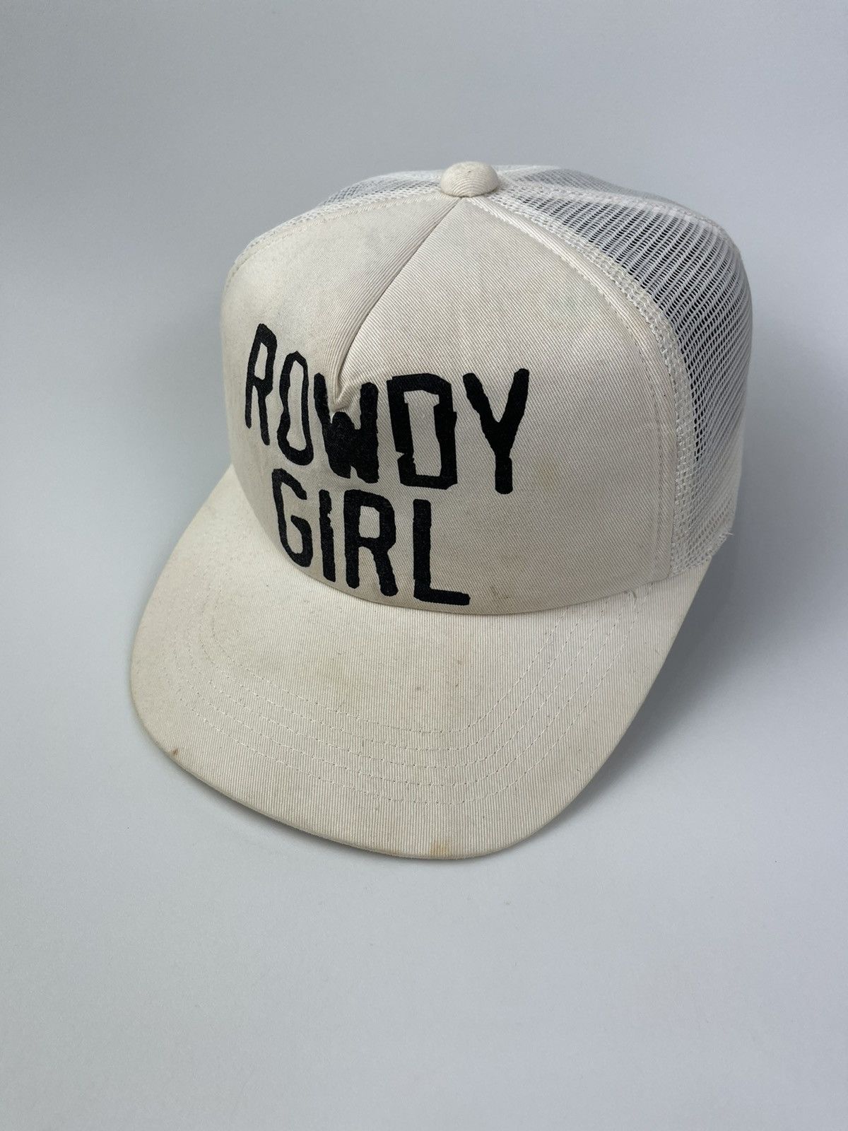 Japanese Brand Rowdy Girl Trucker Hat Size ONE SIZE - 2 Thumbnail