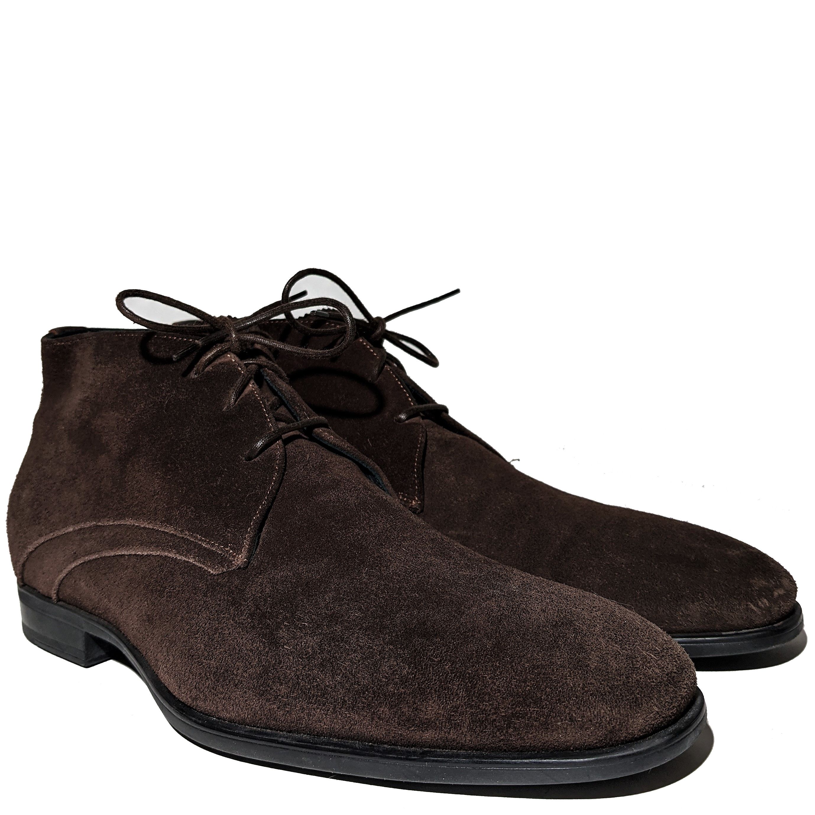 Aquatalia Aquatalia Men s Ace Dark Brown Chukka Boots 11.5 Grailed