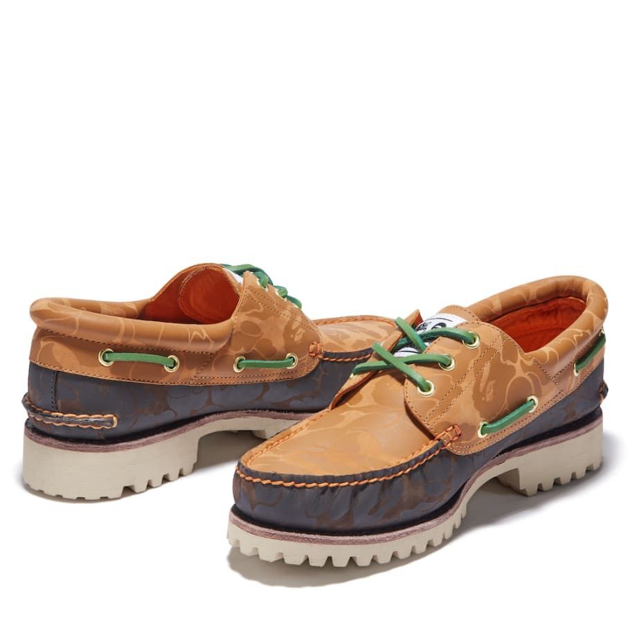 【BAPE × Timberland】 3eye lug shoes 28.5 Buy BAPE x 3-Eye Classic 'Wheat Camo' - TB0A2QFE 231 | GOAT