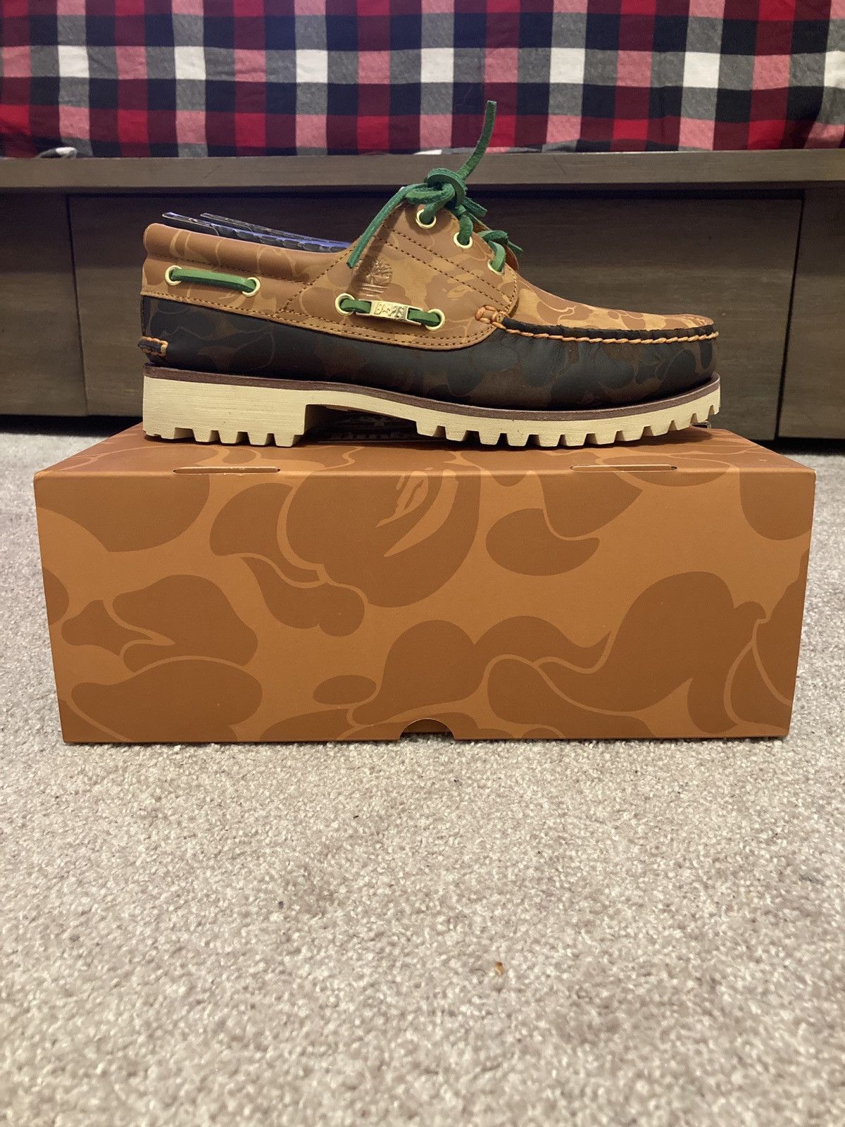 Bape × Timberland BAPE x Timberland 3 Eye Lug Shoe | Grailed
