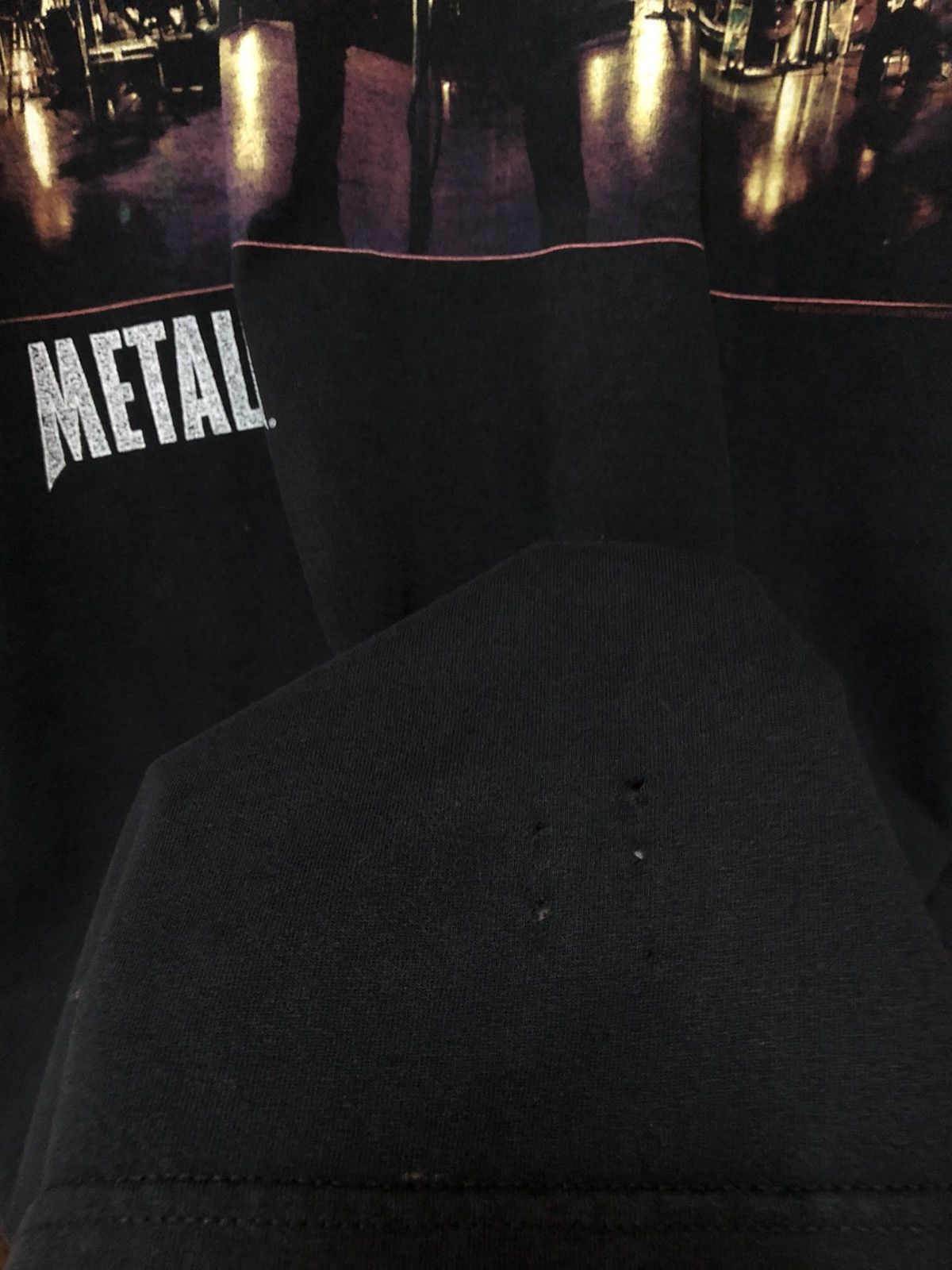 Band Tees × Metallica × Vintage Vintage 1999 Metallica S&M Live Concert Rare 90s Tee Shirt Size US XL / EU 56 / 4 - 8 Thumbnail