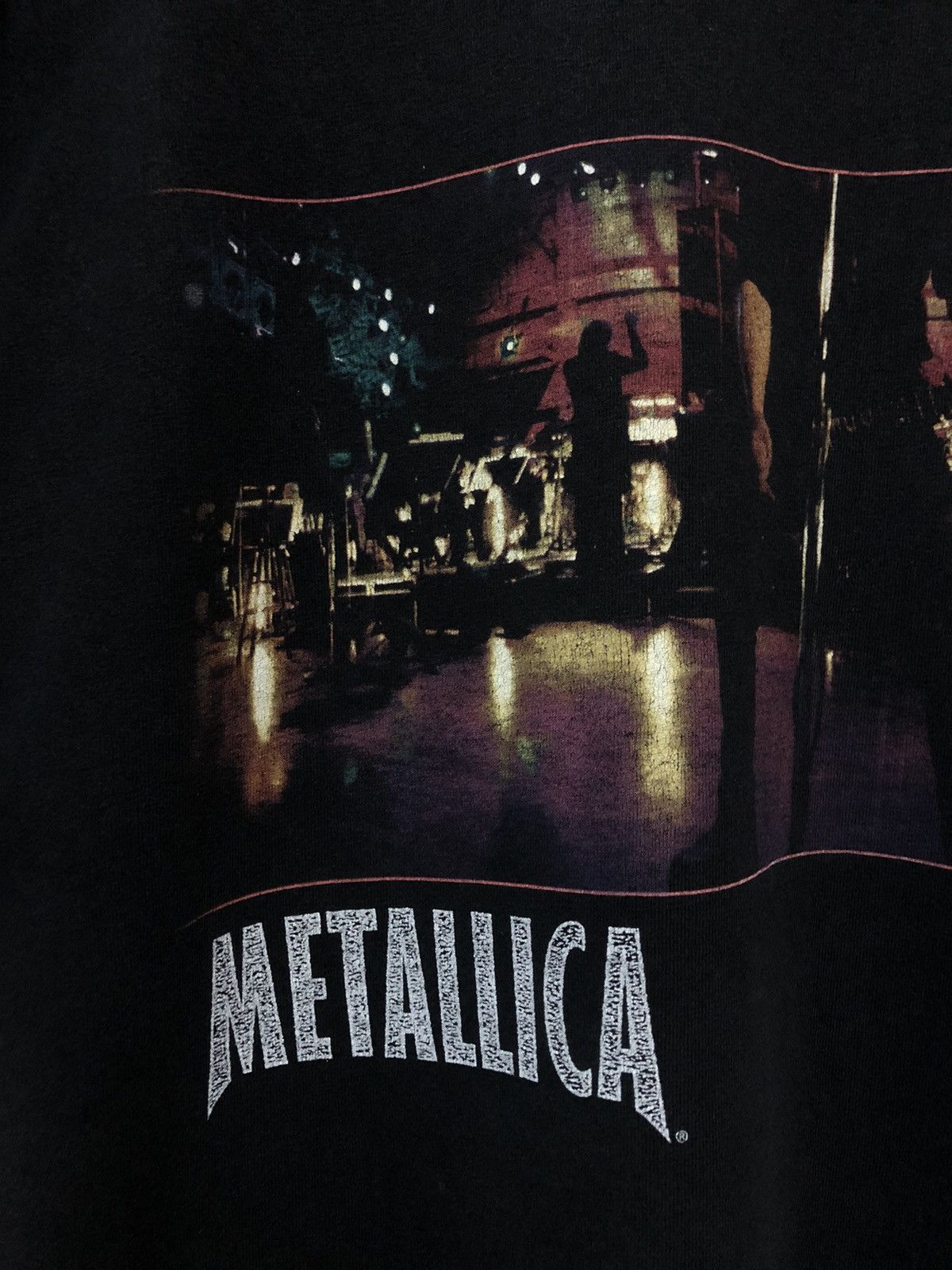Band Tees × Metallica × Vintage Vintage 1999 Metallica S&M Live Concert Rare 90s Tee Shirt Size US XL / EU 56 / 4 - 3 Thumbnail