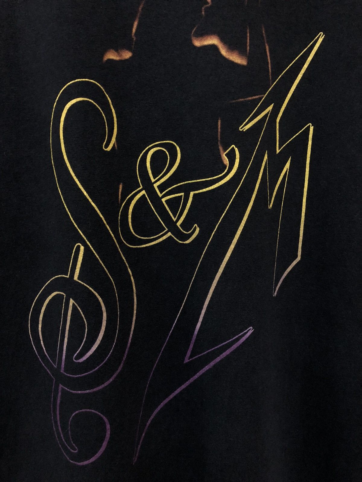 Band Tees × Metallica × Vintage Vintage 1999 Metallica S&M Live Concert Rare 90s Tee Shirt Size US XL / EU 56 / 4 - 12 Thumbnail