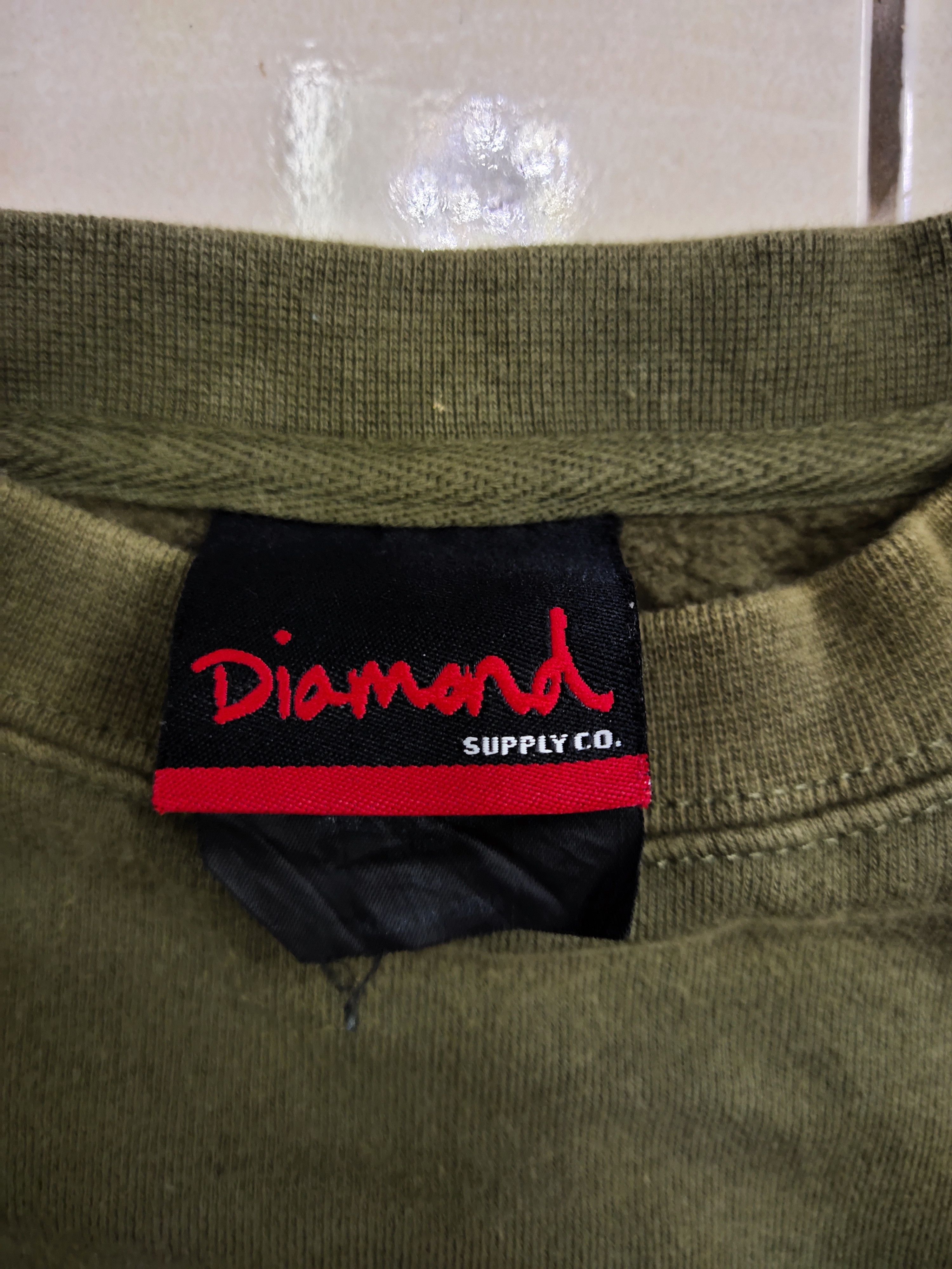 Diamond Supply Co. Vintage Diamond Supply X Grizzly Sweatshirt Size US L / EU 52-54 / 3 - 6 Thumbnail