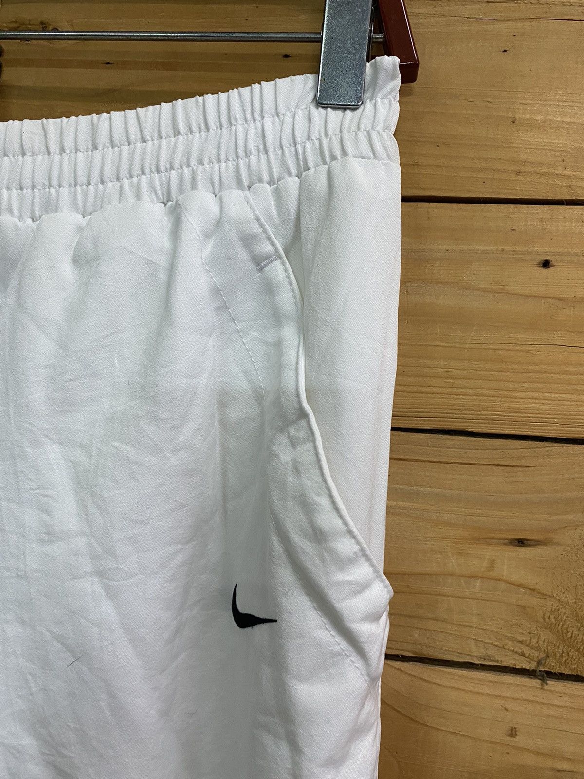 Nike Vintage nike small swoosh side button trackpants Size US 32 / EU 48 - 4 Thumbnail