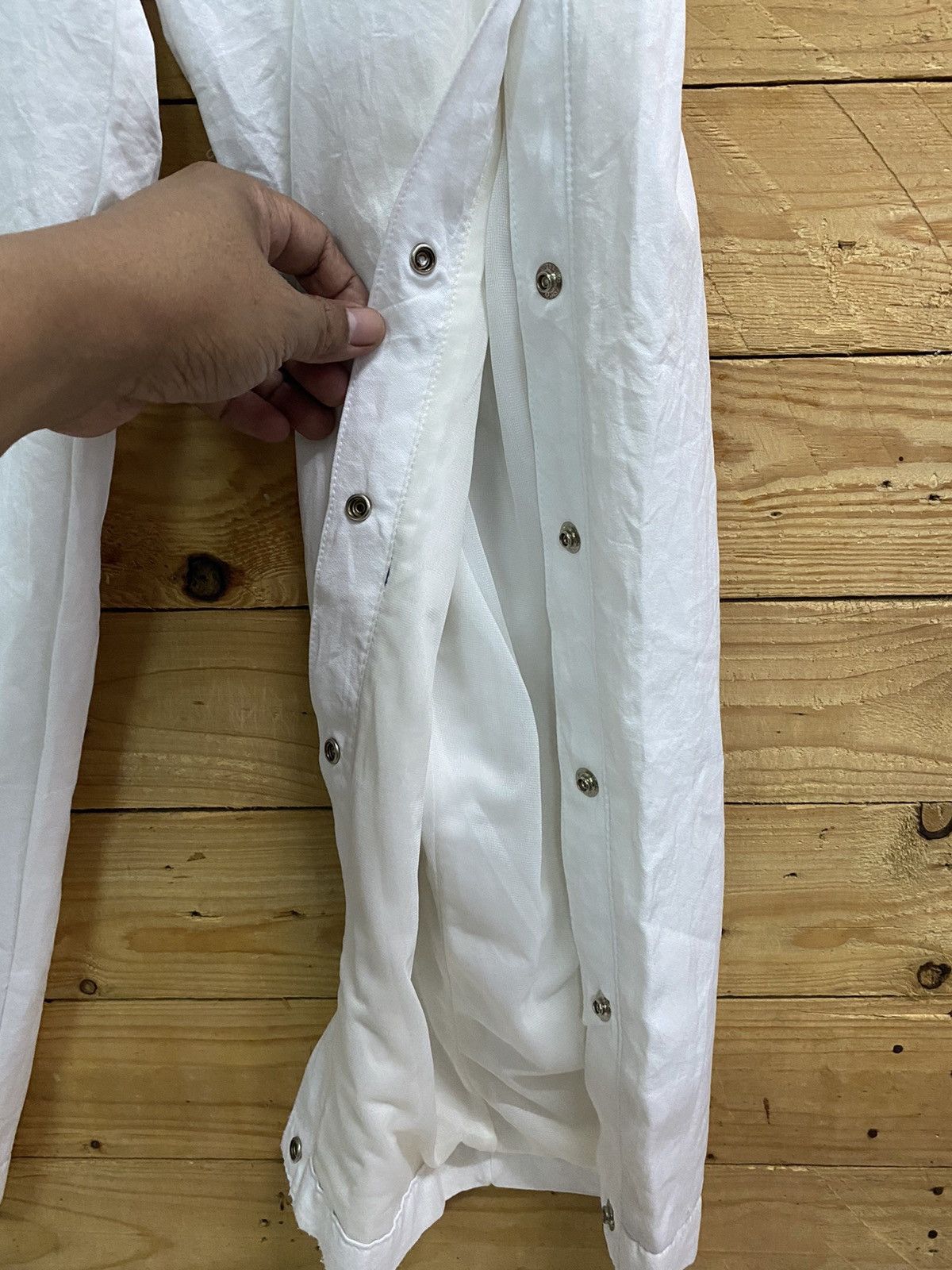Nike Vintage nike small swoosh side button trackpants Size US 32 / EU 48 - 7 Thumbnail