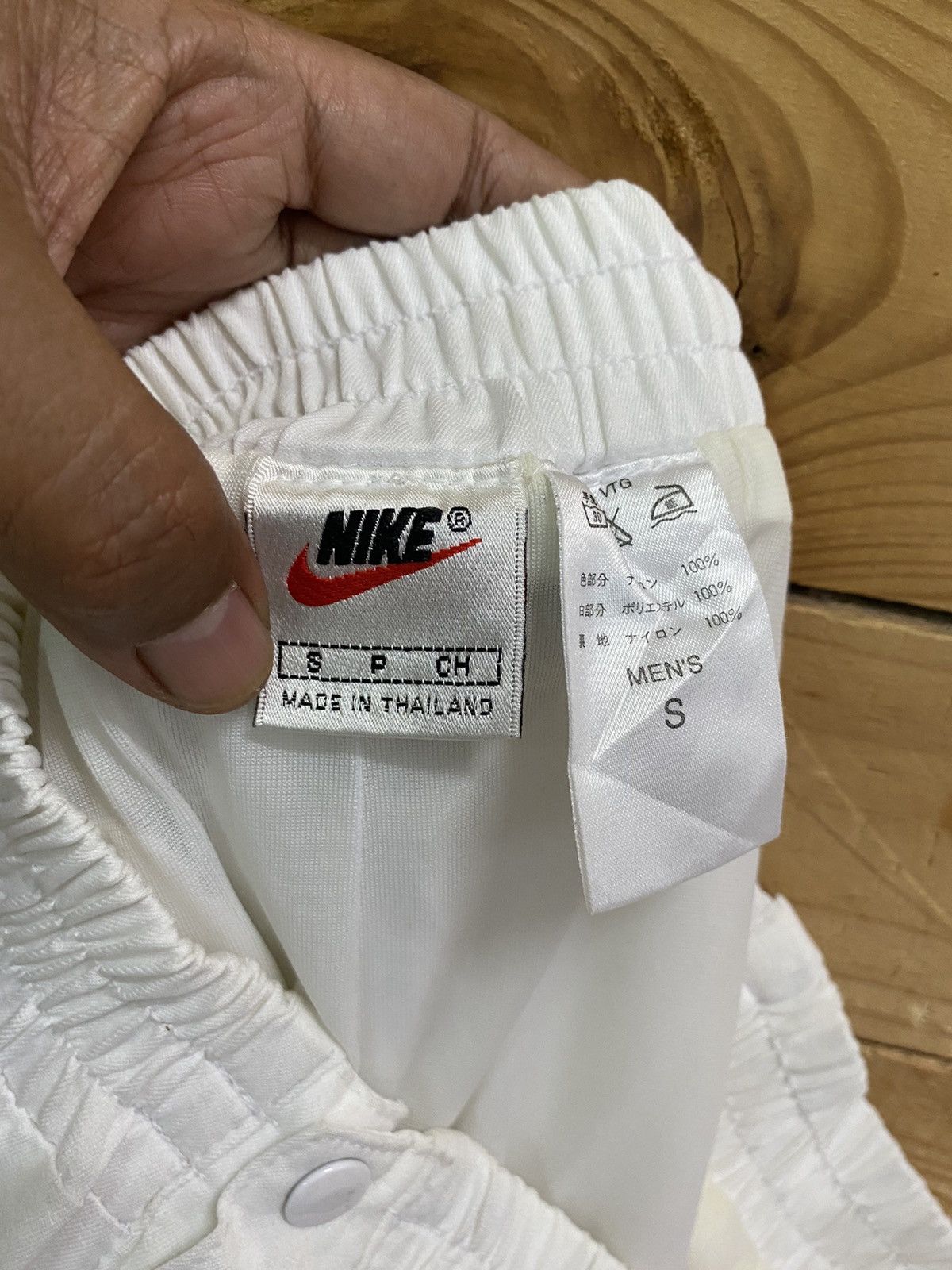 Nike Vintage nike small swoosh side button trackpants Size US 32 / EU 48 - 9 Thumbnail