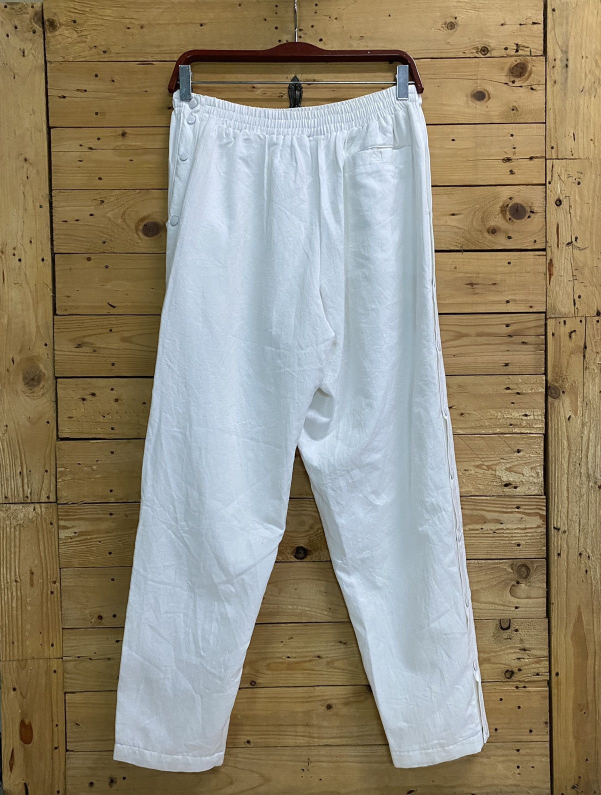 Nike Vintage nike small swoosh side button trackpants Size US 32 / EU 48 - 2 Thumbnail