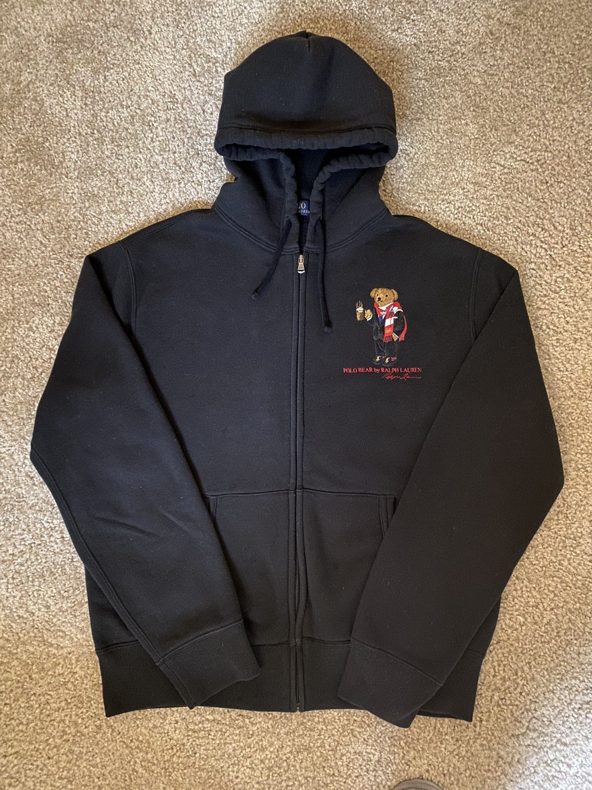 Polo Ralph Lauren bear full zip hoodie Size US M / EU 48-50 / 2 - 1 Thumbnail