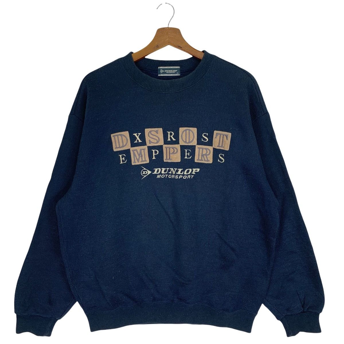 Dunlop Motorsport Crewneck Embroidery Big Logo