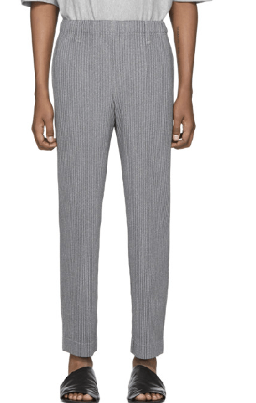 homme plisse HEATHER PLEATS / ボタンフーディ Homme Plissé Issey