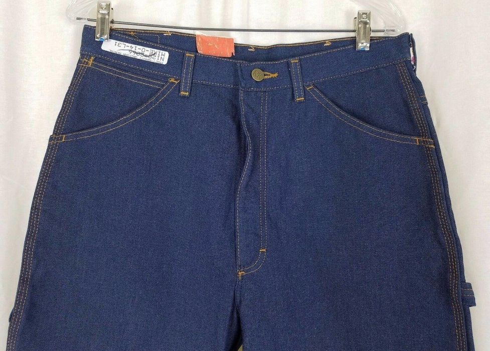 Vintage Red Kap Carpenter Jeans Deadstock Blue DENIM Mens 34 | Grailed