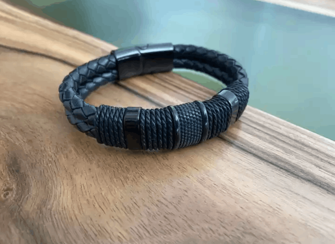 Other Double Layer Leather Bracelet Size ONE SIZE - 2 Thumbnail